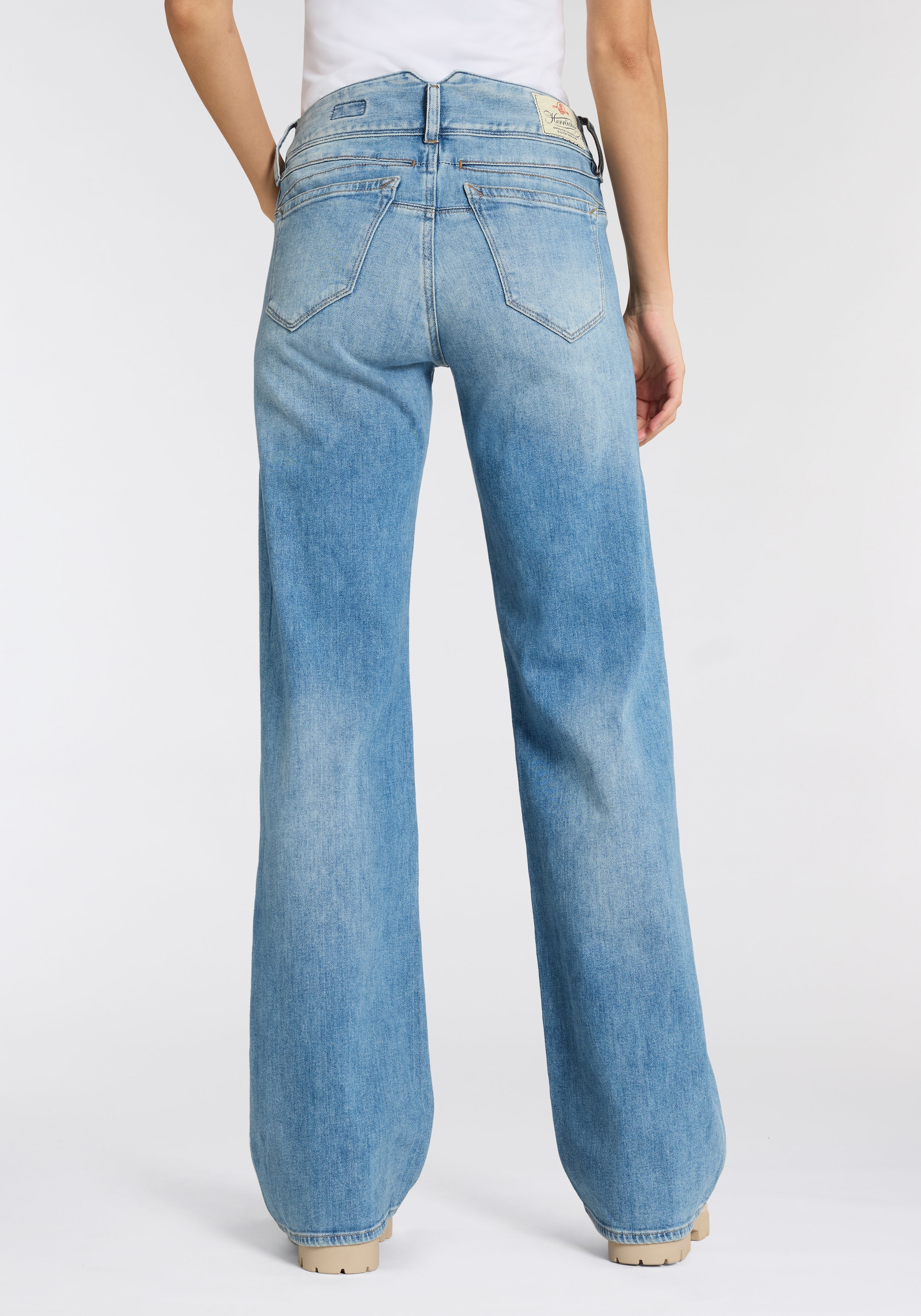 Herrlicher Straight-Jeans »Prime New Denim Stretch« Prime,  mit Spitzbund hinten
