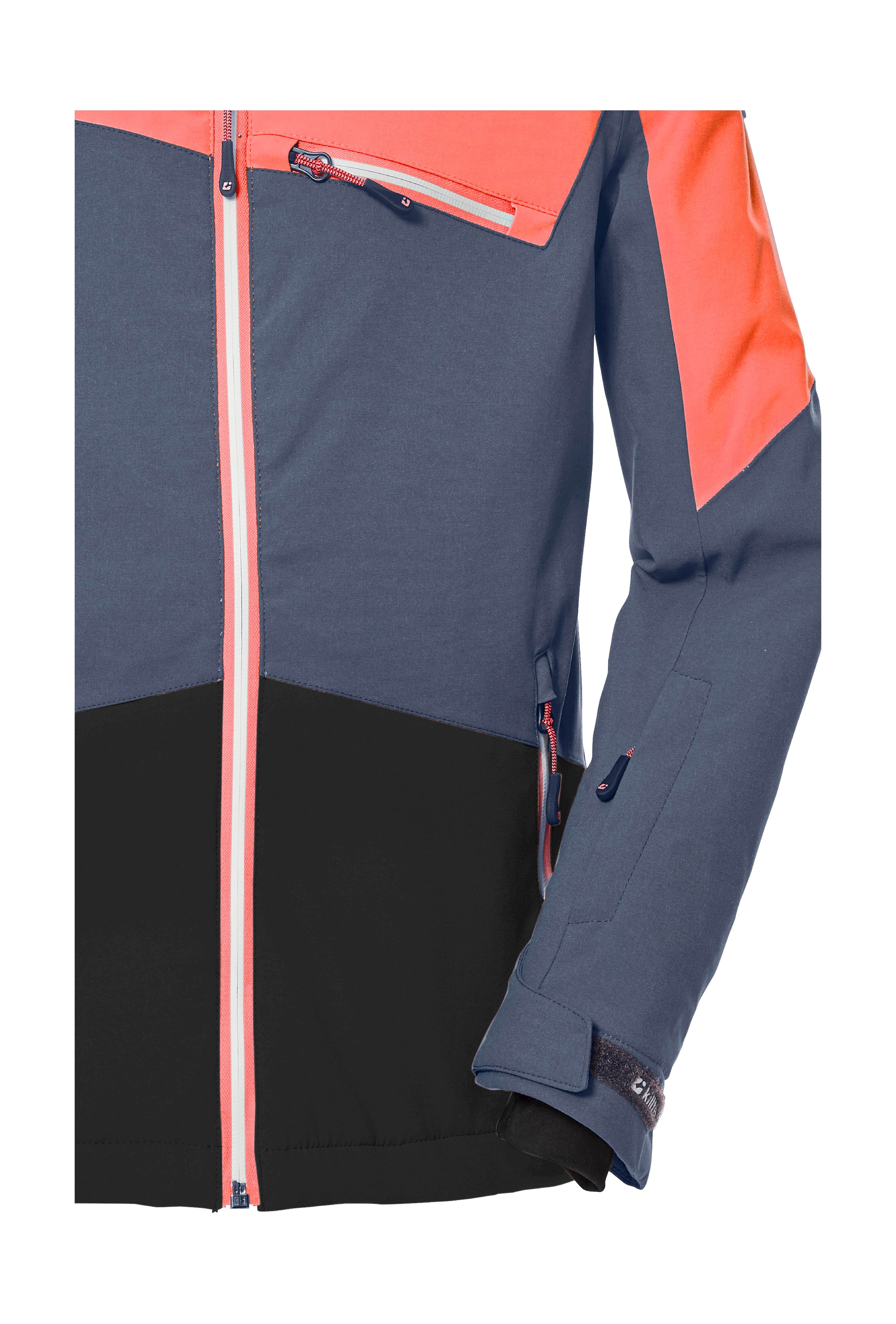 Killtec Skijacke »KSW 182 GRLS SKI JCKT«, Wasser- und winddichte Skijacke mit reflektierenden Elementen