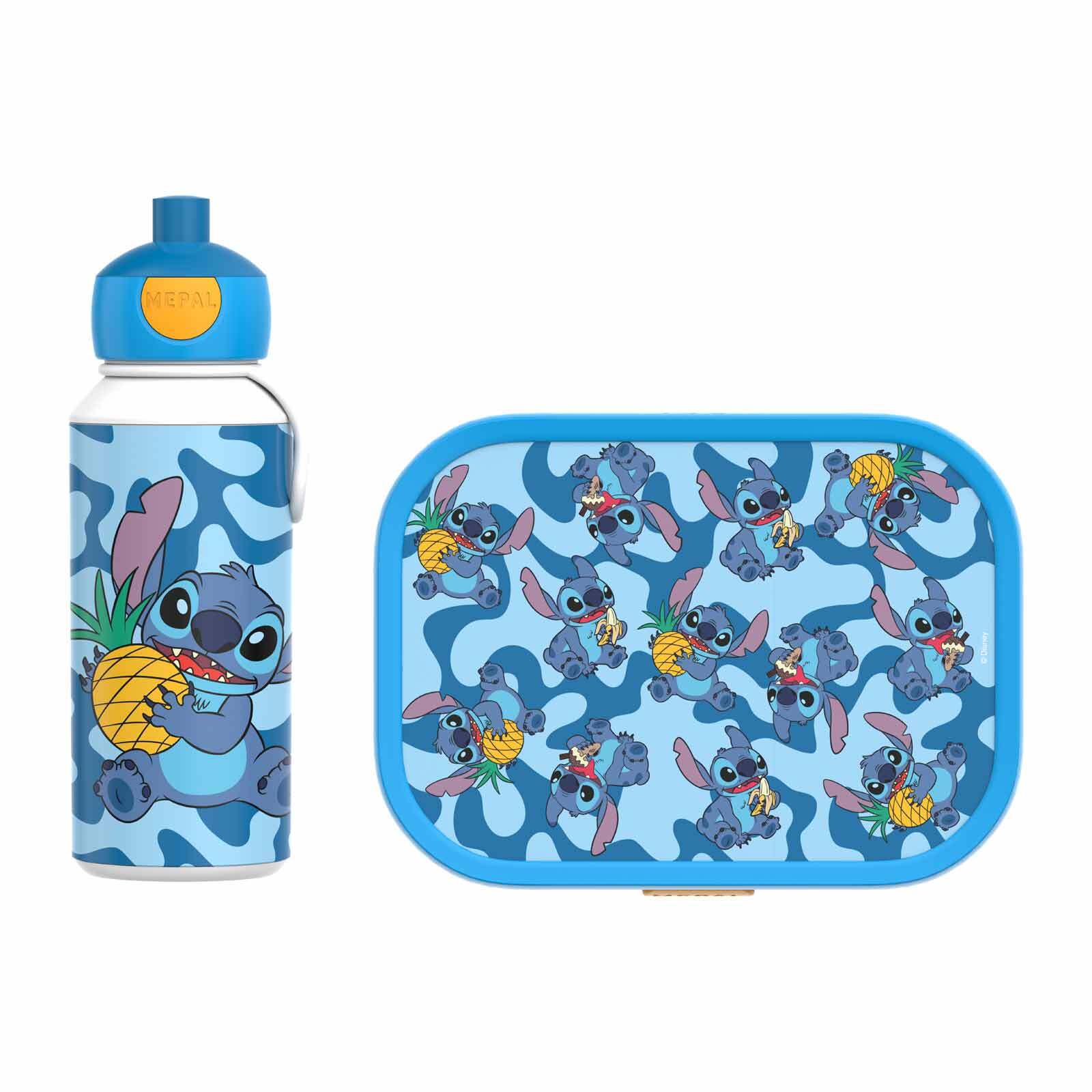 Mepal Lunchbox "Lunchset Stitch Campus 2er Set blau-gelb"
