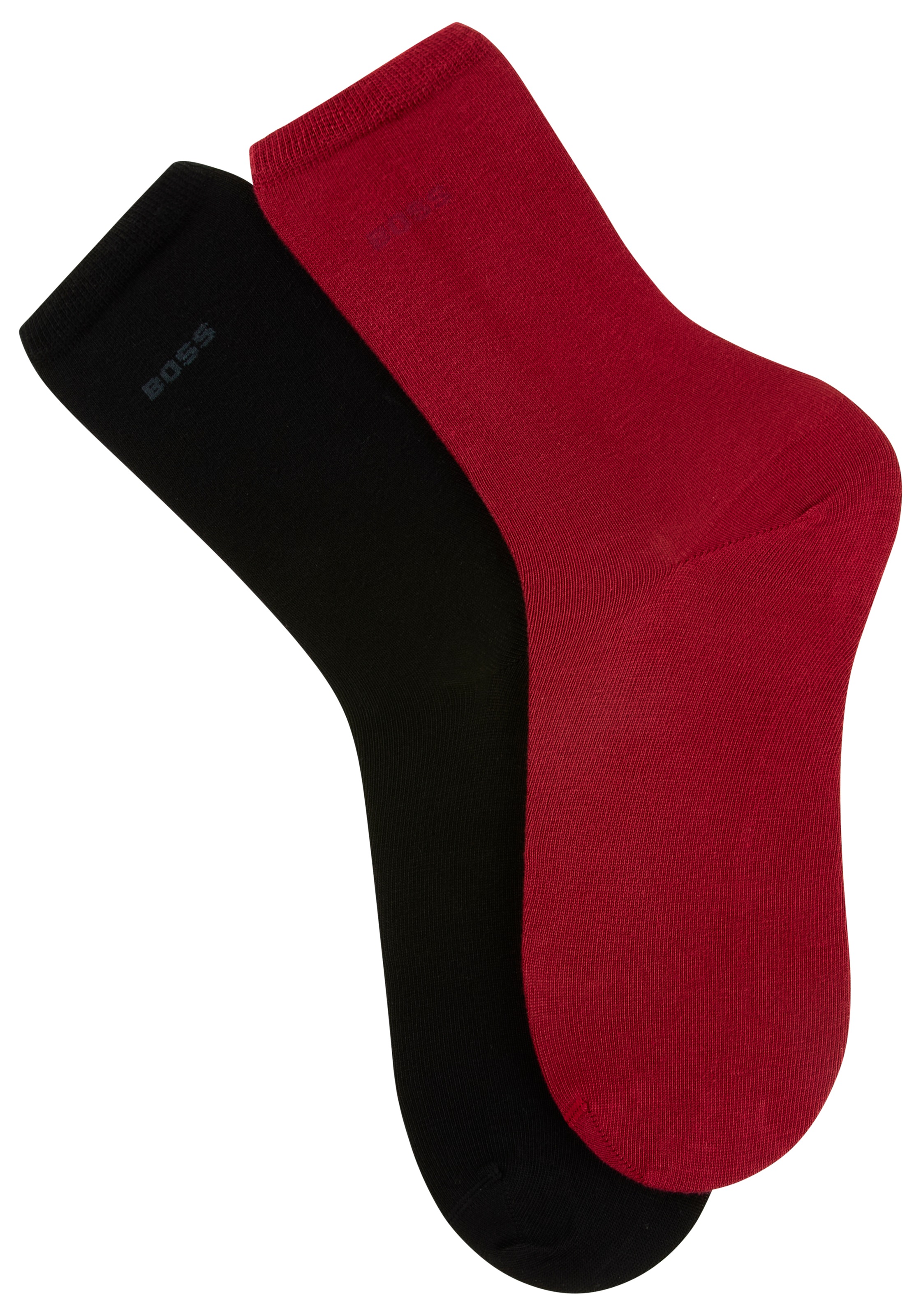 BOSS Businesssocken "2P RS Uni Logo CC W", (Packung, 2 Paar, 2er Pack), mit günstig online kaufen