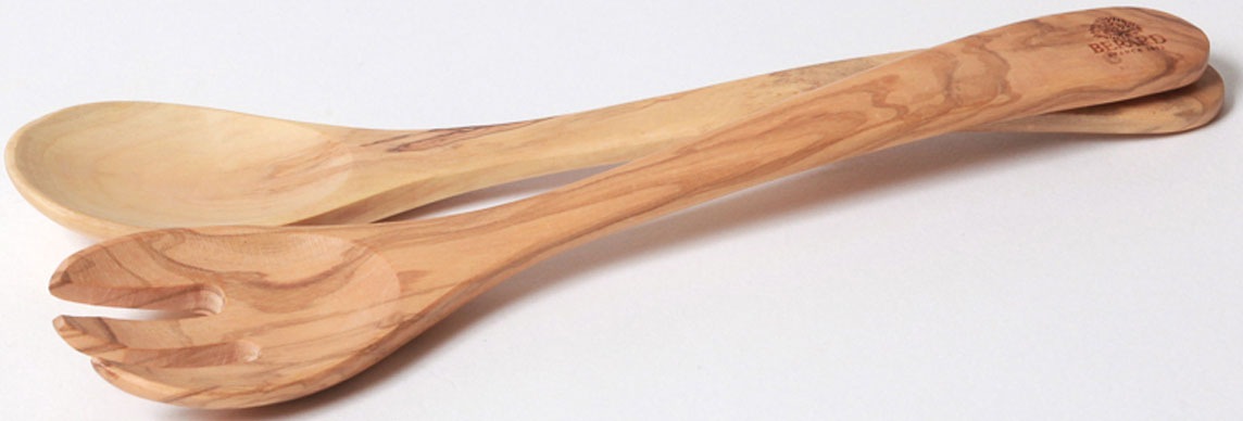 BERARD FRANCE 1892 Salatbesteck "Provencal" Olivenholz, 30 cm günstig online kaufen