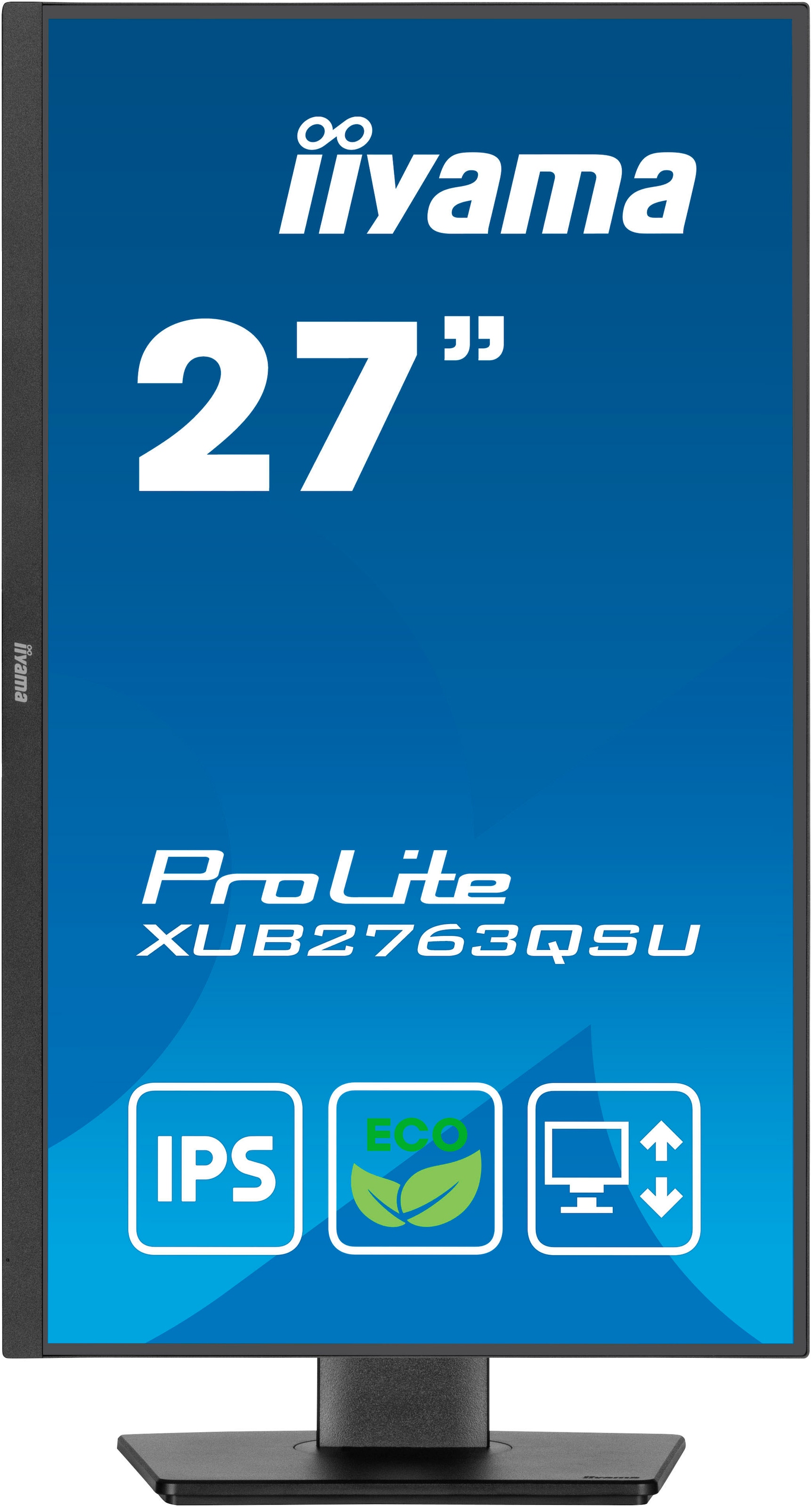 Iiyama LED-Monitor »XUB2763QSU-B1«, 69 cm/27 Zoll, 2560 x 1440 px, QHD, 2 ms Reaktionszeit, 100 Hz