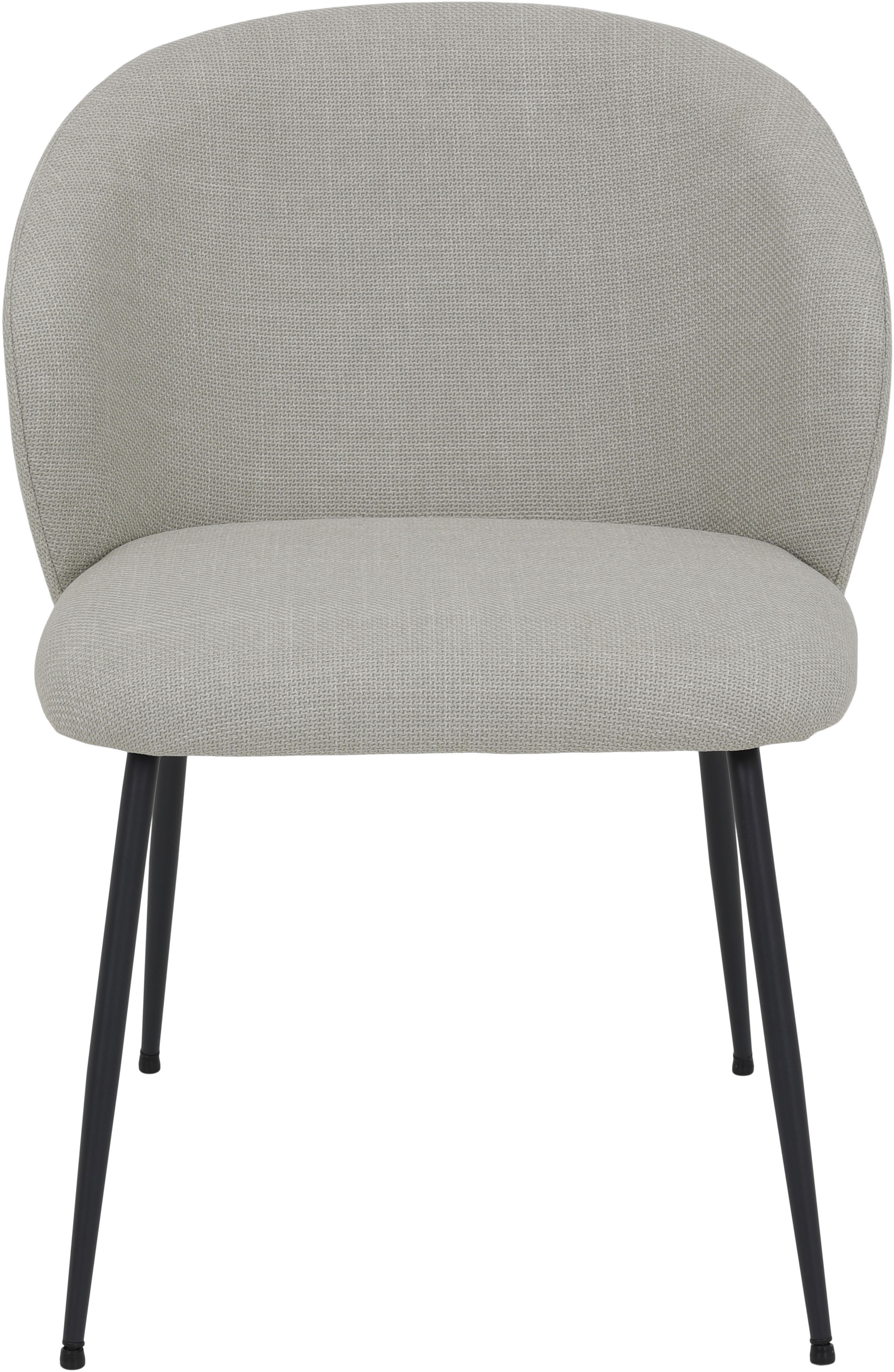 Thumbnail - HELA 4-Fußstuhl "GRAZ, Esszimmerstuhl" (Set) 2 Stk.XL-Sitzbreite,4-Fuß,Rundrohrgestell,140 Kg belastbar, Webstoff