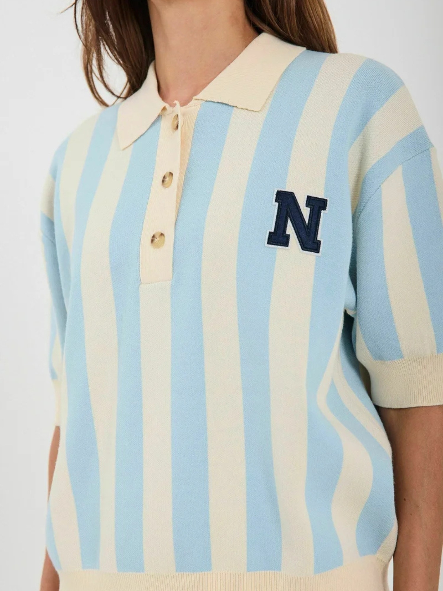 Thumbnail - NORR Strickpullover "NORR Sweater Varsity"