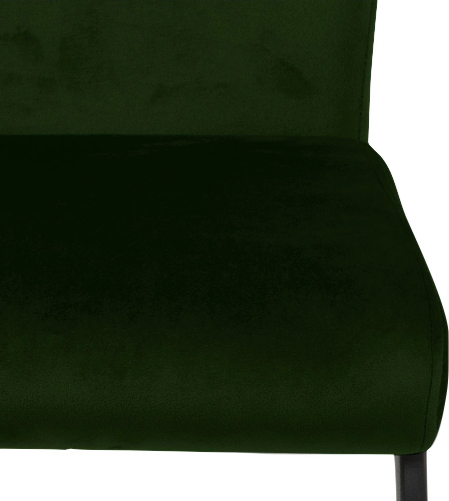 Esszimmerstuhl »Udo«, (Set), 2 St., Polyester-Velvet, mit Stoff bezogen,  mit Griff und Schwingfuß aus verchromtem Metall bestellen | BAUR