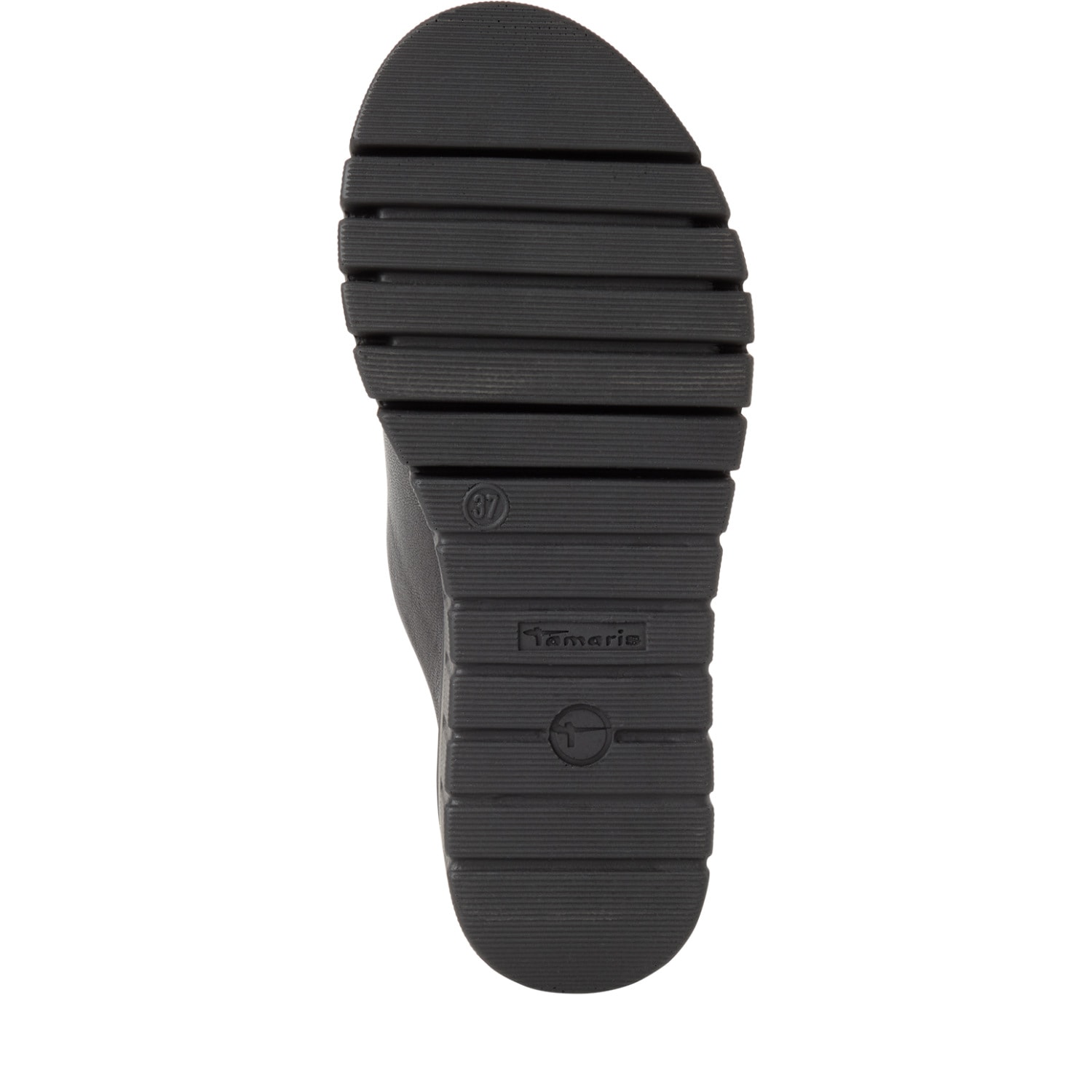 Tamaris Pantolette  Keilabsatz, Sommerschuh, Schupfschuh mit markantem Plateau