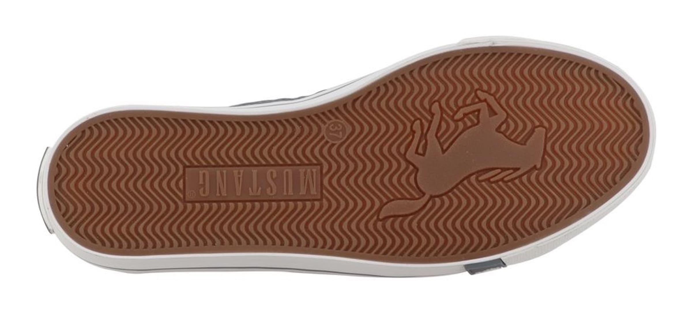 Mustang Shoes Sneaker »Winona«  Freizeitschuh, Halbschuh, Schnürschuh mit Makramee-Stickerei