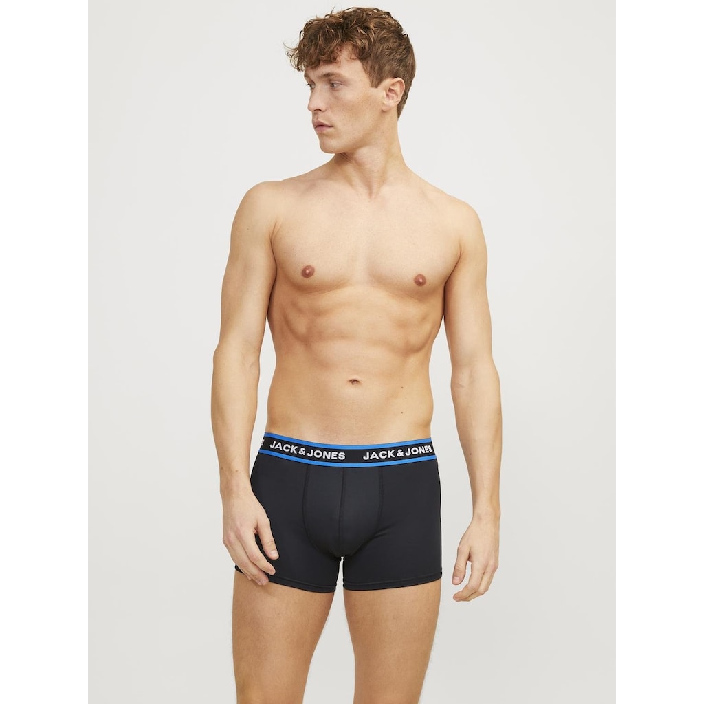 Jack & Jones Boxershorts »JACTHOM SOLID MICROFIBER TRUNKS 3 PACK«, (Packung, 3 St.)