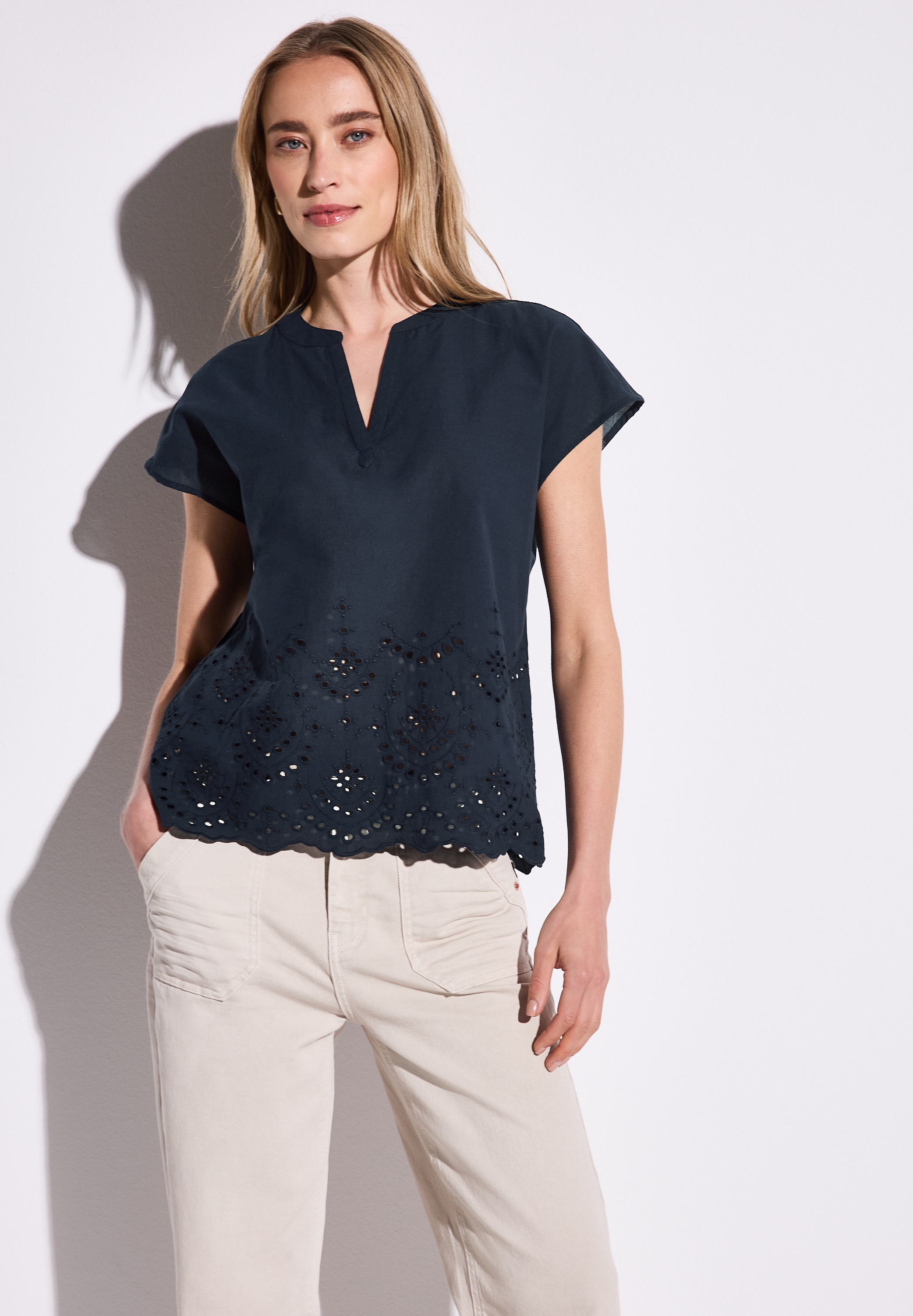 STREET ONE Shirtbluse, aus reiner Baumwolle günstig online kaufen