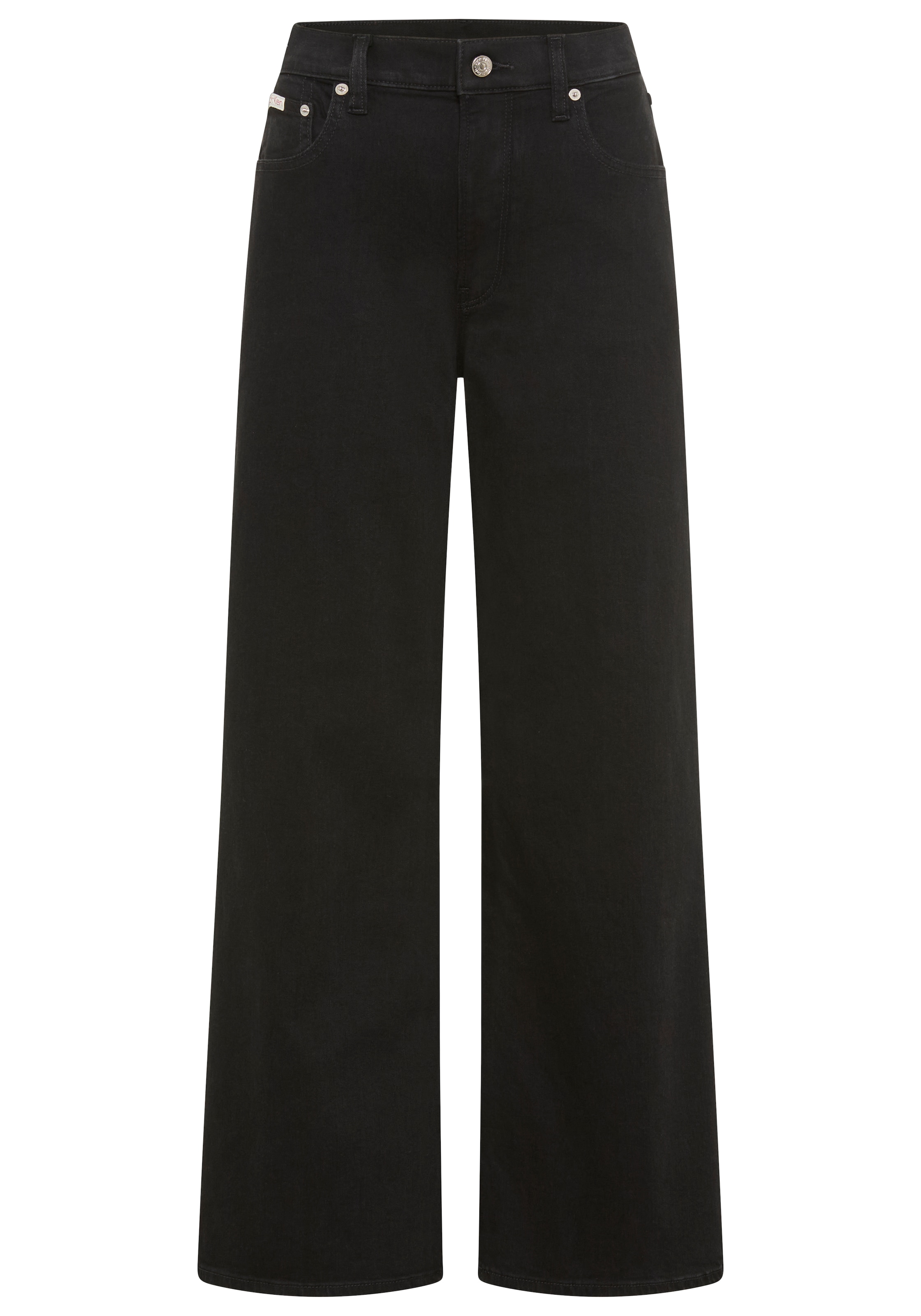 Calvin Klein Jeans Weite Jeans mit hohem Bund und weitem Bein, stone washed günstig online kaufen