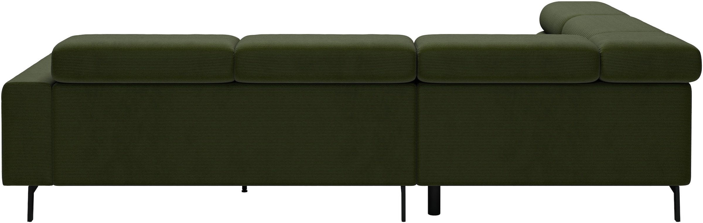 SCHÖNER WOHNEN-Kollektion »Tossa, Modernes Design trifft smarte Funktione, Breite 273 cm« Motorischer Sitzvorzug, Kopfteil-Funktion & Saugroboter-Höhe