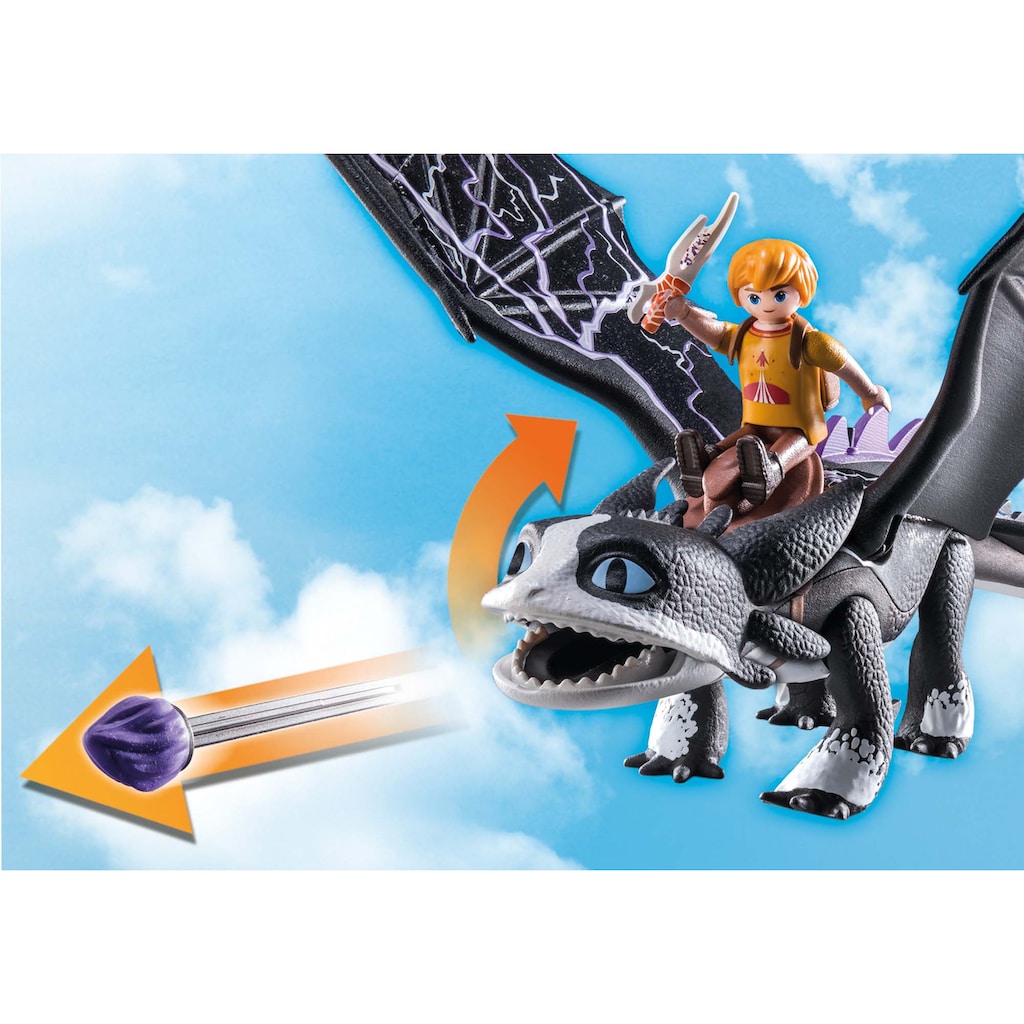 Playmobil® Konstruktions-Spielset »Dragons: The Nine Realms - Thunder & Tom (71081)«, (39 St.)