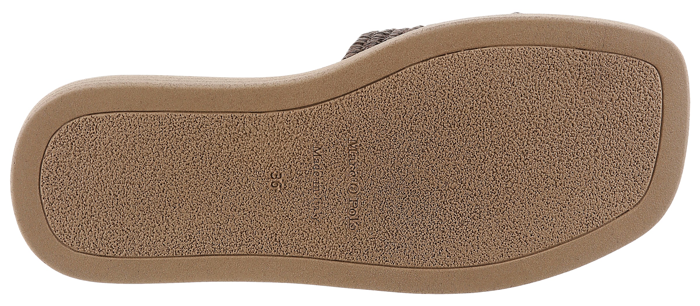 Marc O'Polo Pantolette »Agda«  Sommerschuh, Strandschuh, Urlaubsschuh, in Karreeform