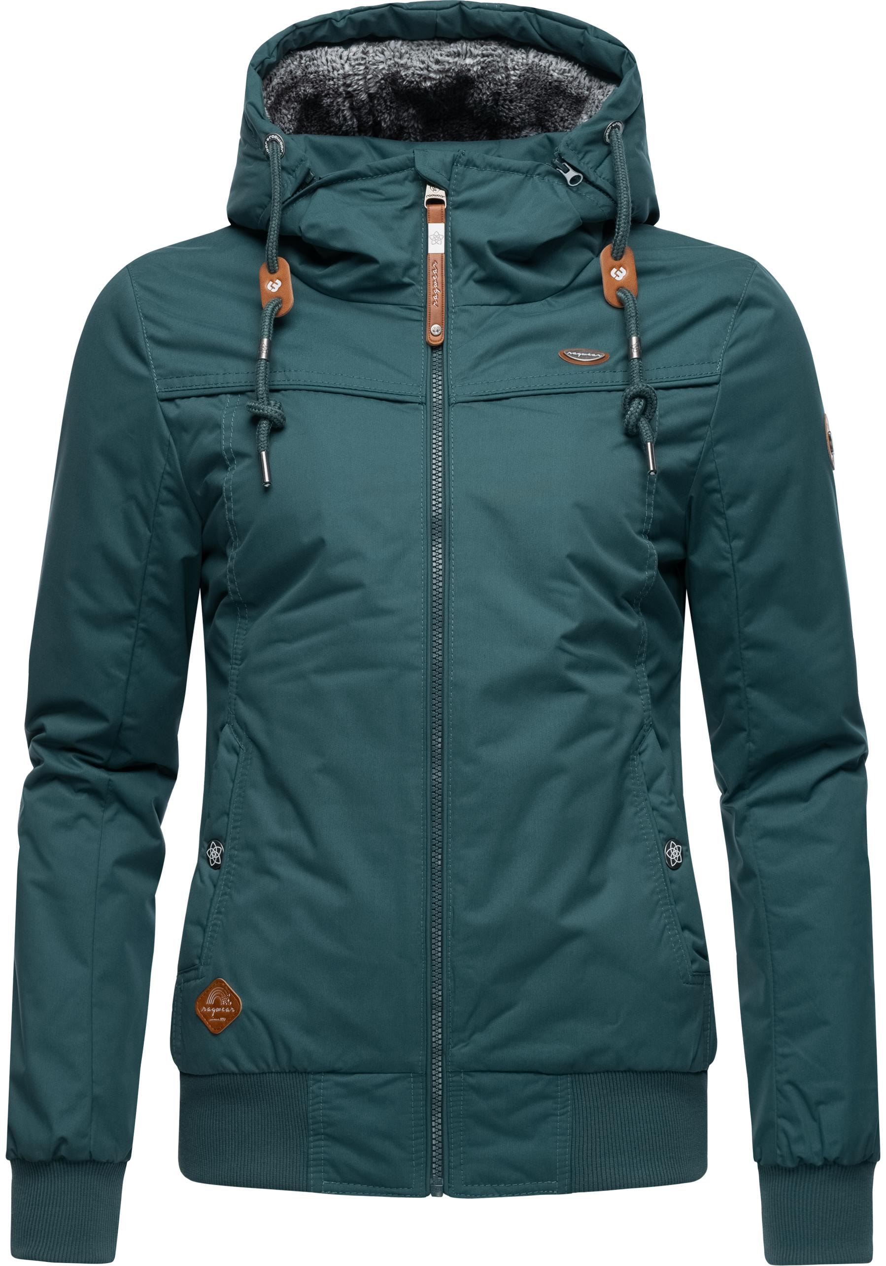 Ragwear Winterjacke »Jotty Winter«, mit Kapuze, stylische Outdoorjacke mit abnehmbarer Kapuze