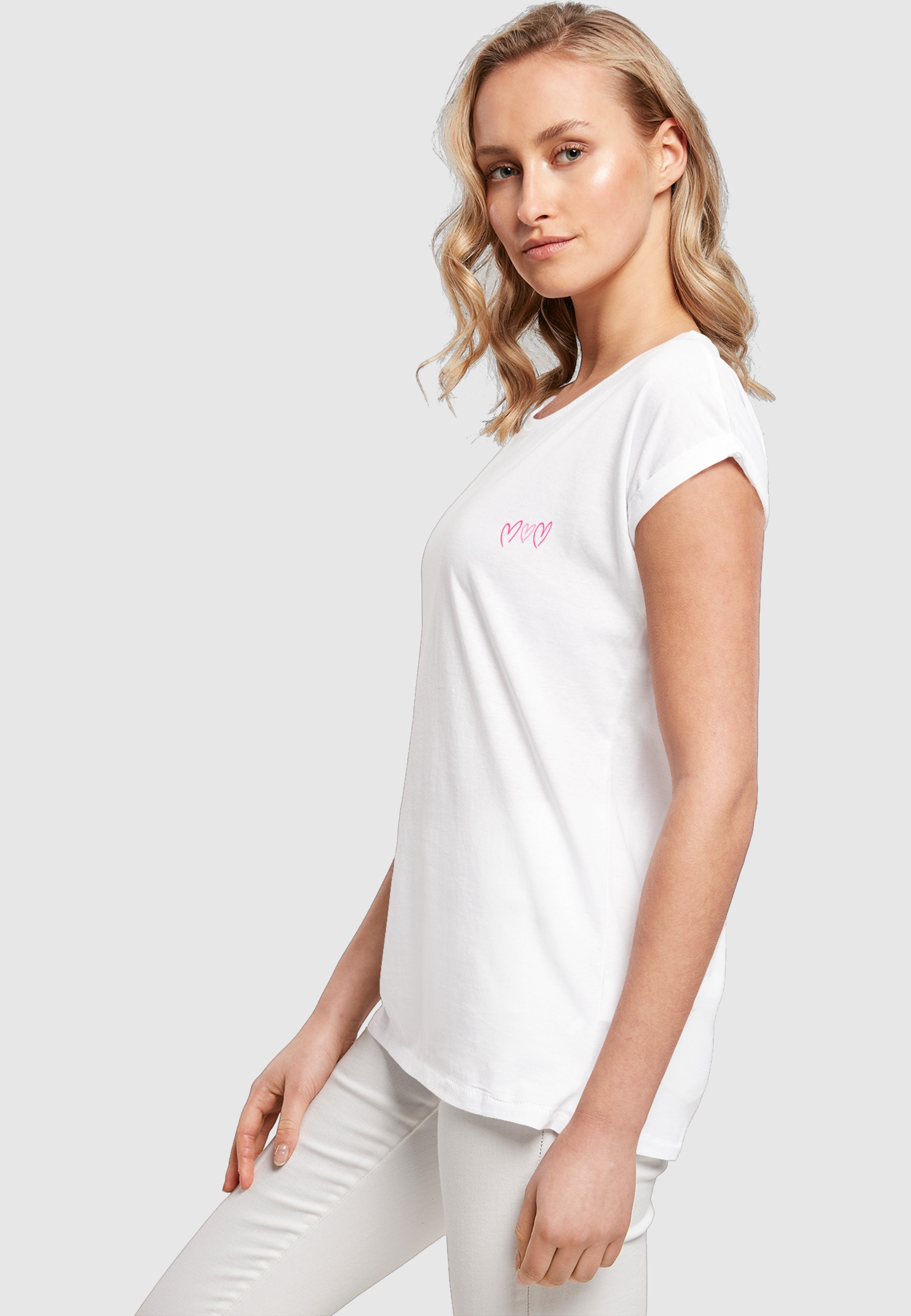 Miss Tee T-Shirt »Miss Tee Always Trust Your Heart Ladies Extended Shoulder Tee« 1 Stk.