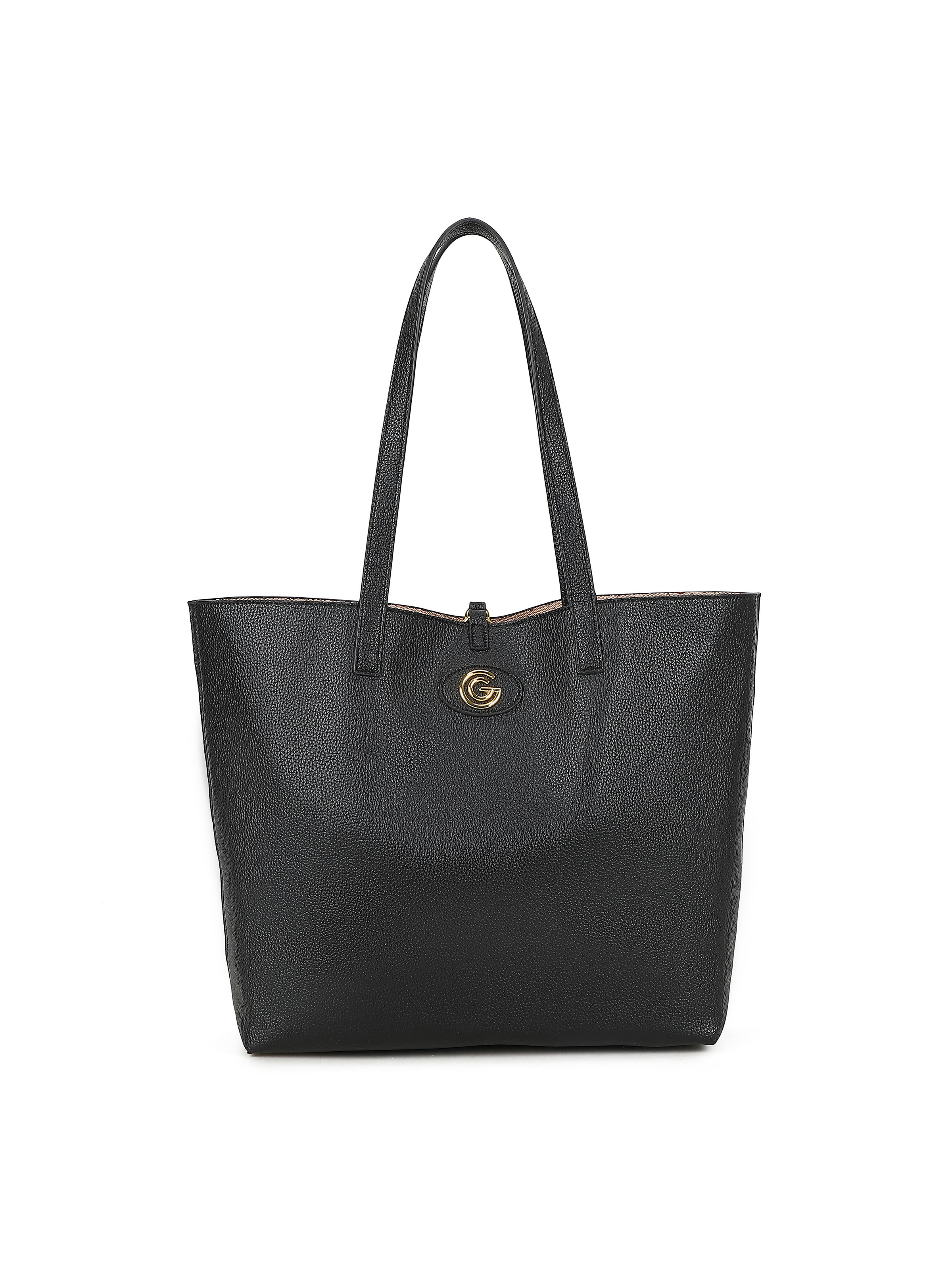 GABRIELLA G By Gabriella Gucci Shopper »LUANA« Damen Handtasche, Tragetasche mit goldfarbenem G-Logo