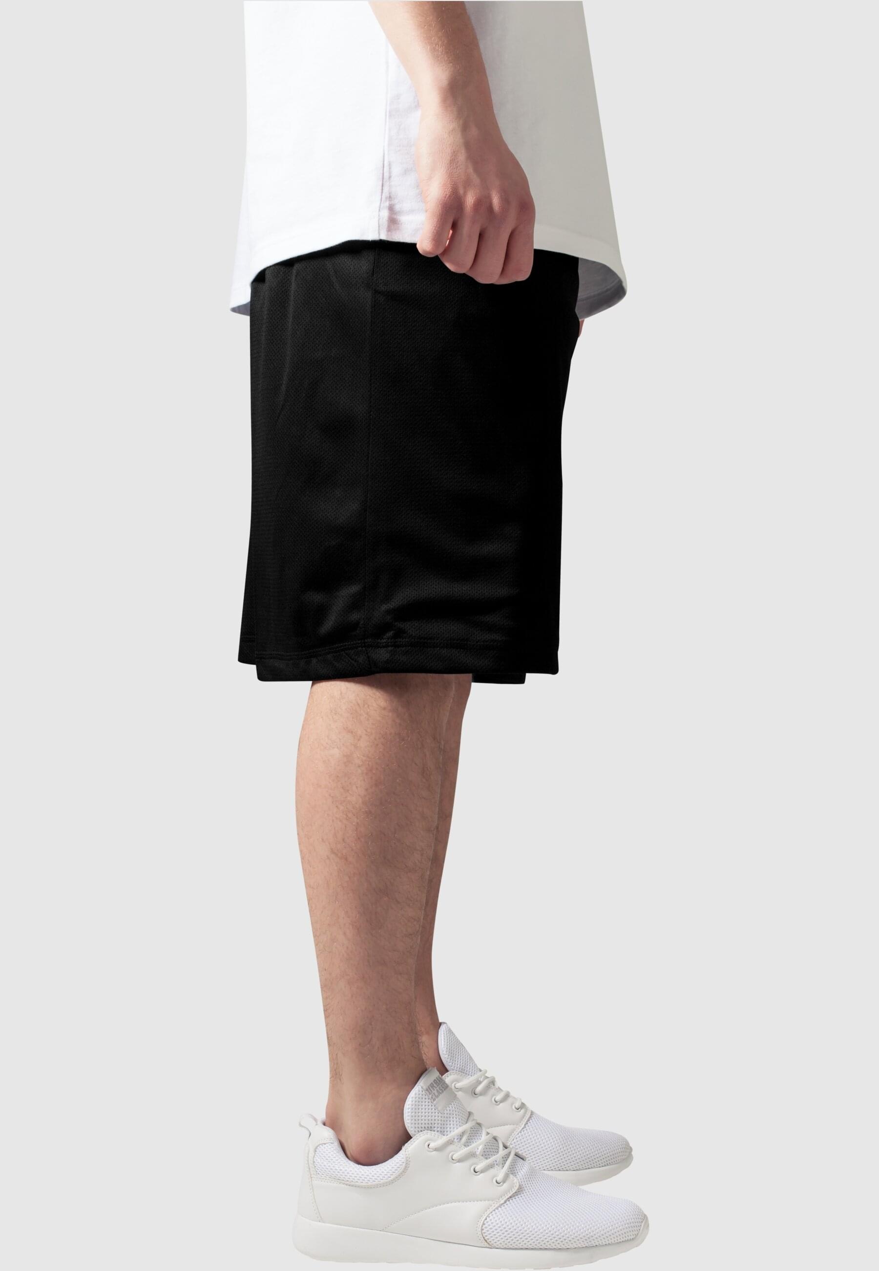 URBAN CLASSICS Stoffhose »Urban Classics Herren Bball Mesh Shorts«, (1 tlg.)