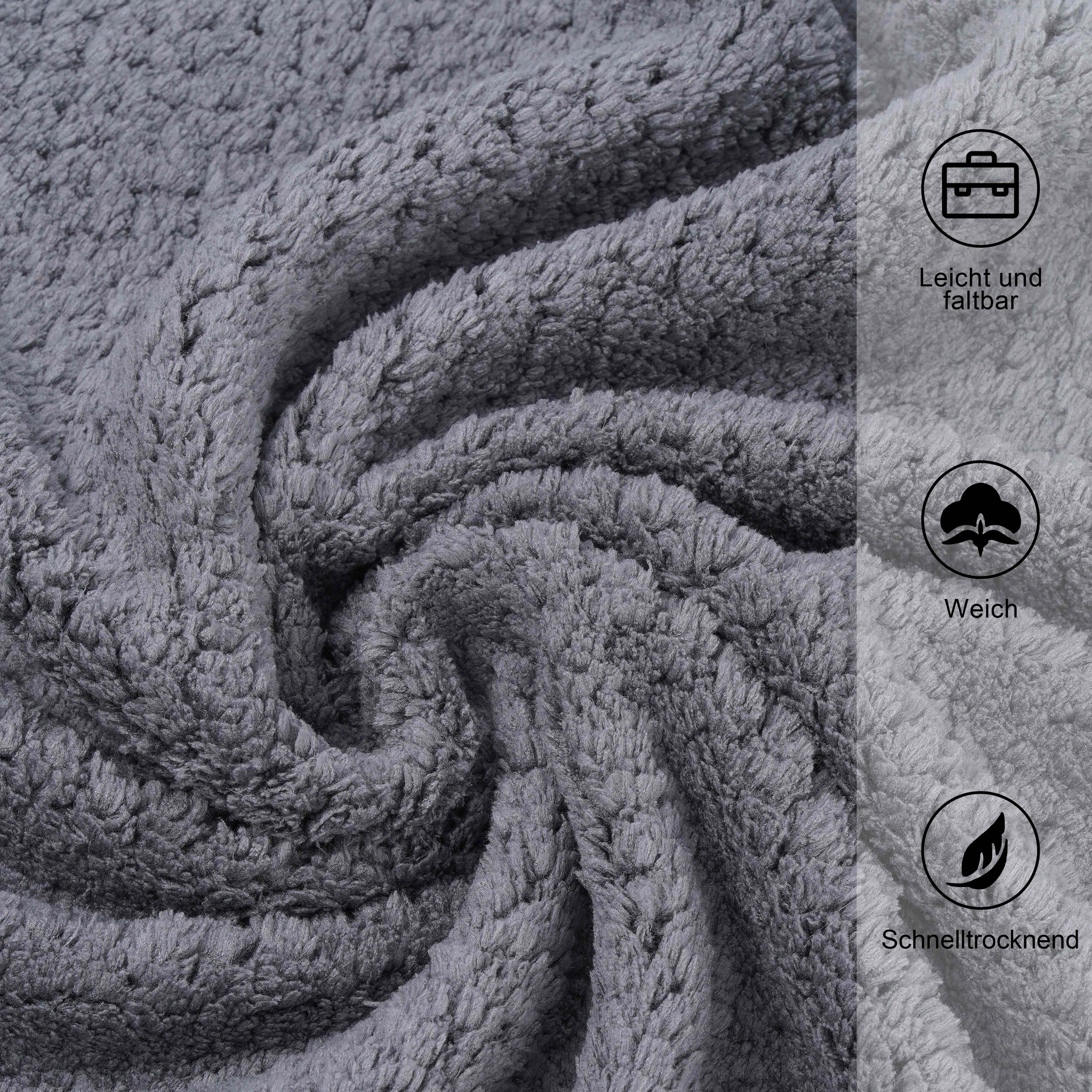 Thumbnail - OTTO home Handtücher "Parris, diverse Größen, ideal als Sporthandtuch, Reisehandtuch" sehr leicht, kompakt, schnelltrock...