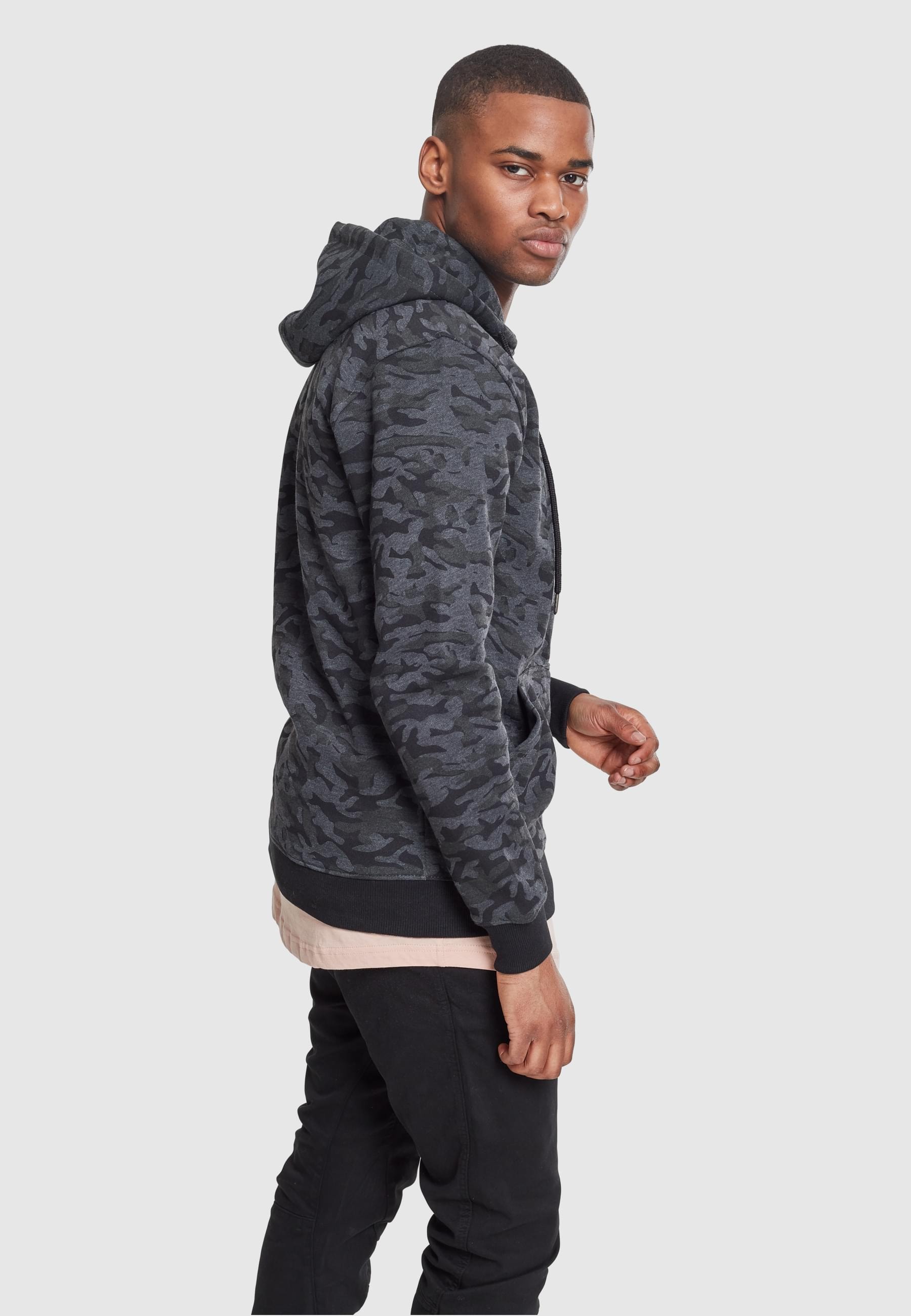 URBAN CLASSICS Sweatshirt »Urban Classics Herren Sweat Camo Bomber Hoody«, (1 tlg.)