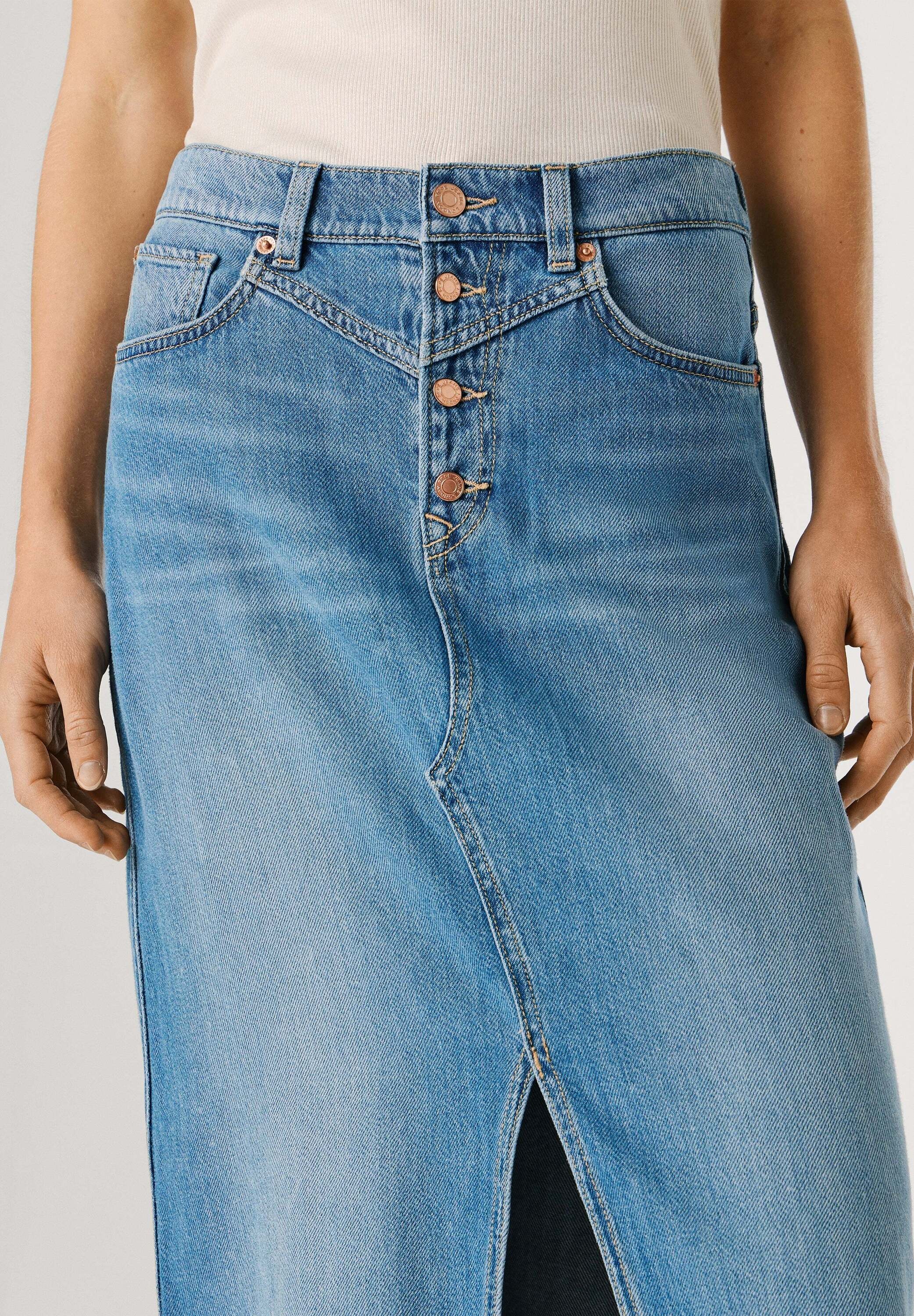Pepe Jeans A-Linien-Rock »skirt MAXI SKIRT HW MIRA«