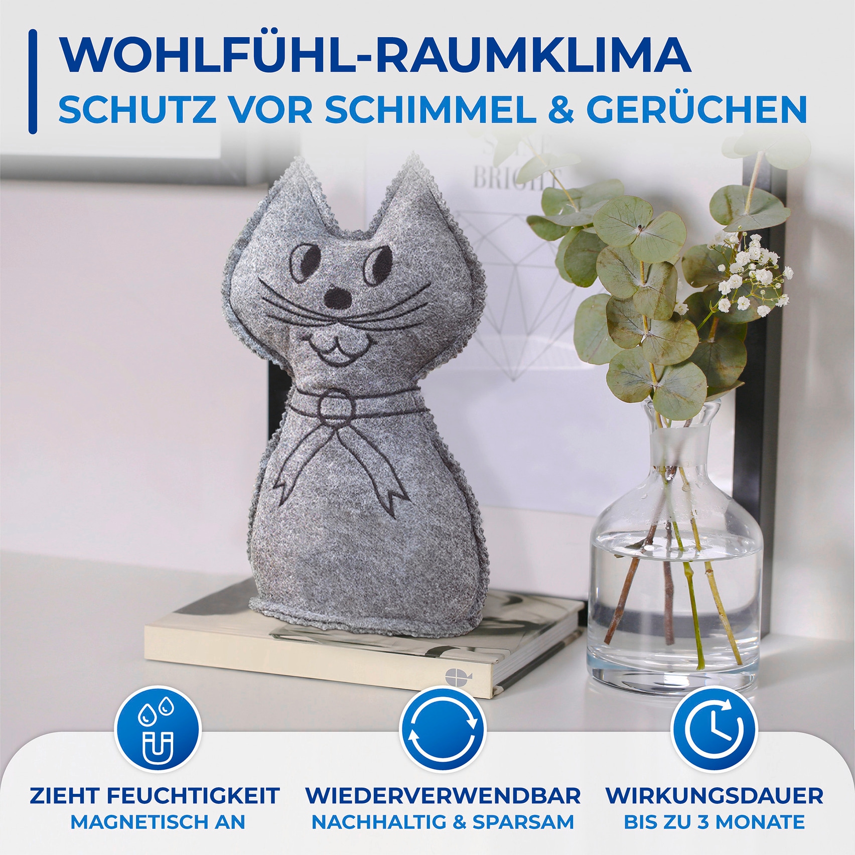 WENKO Luftentfeuchter »Katze«