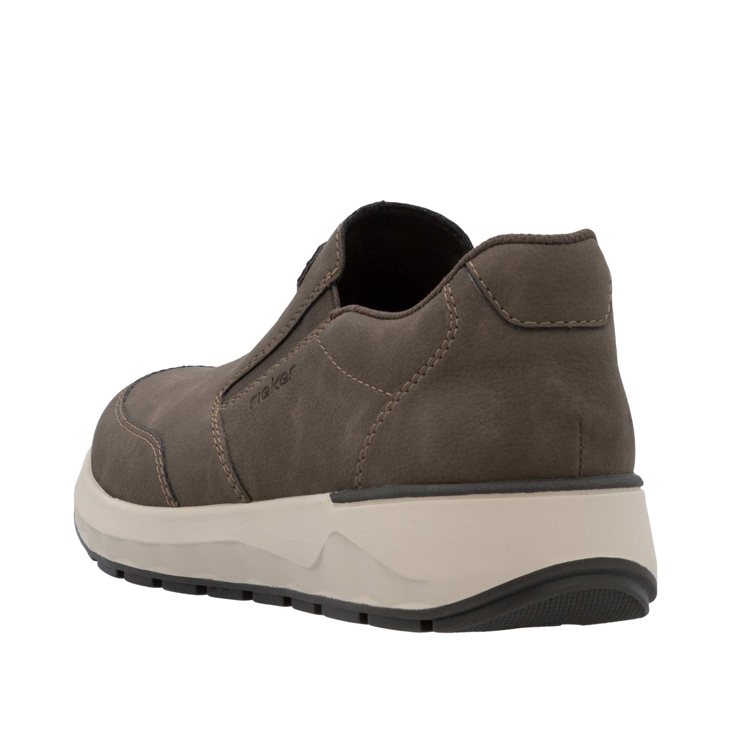 Rieker Slipper, Schlupfschuh, Halbschuh, Slip-on Sneaker mit Ziernähte