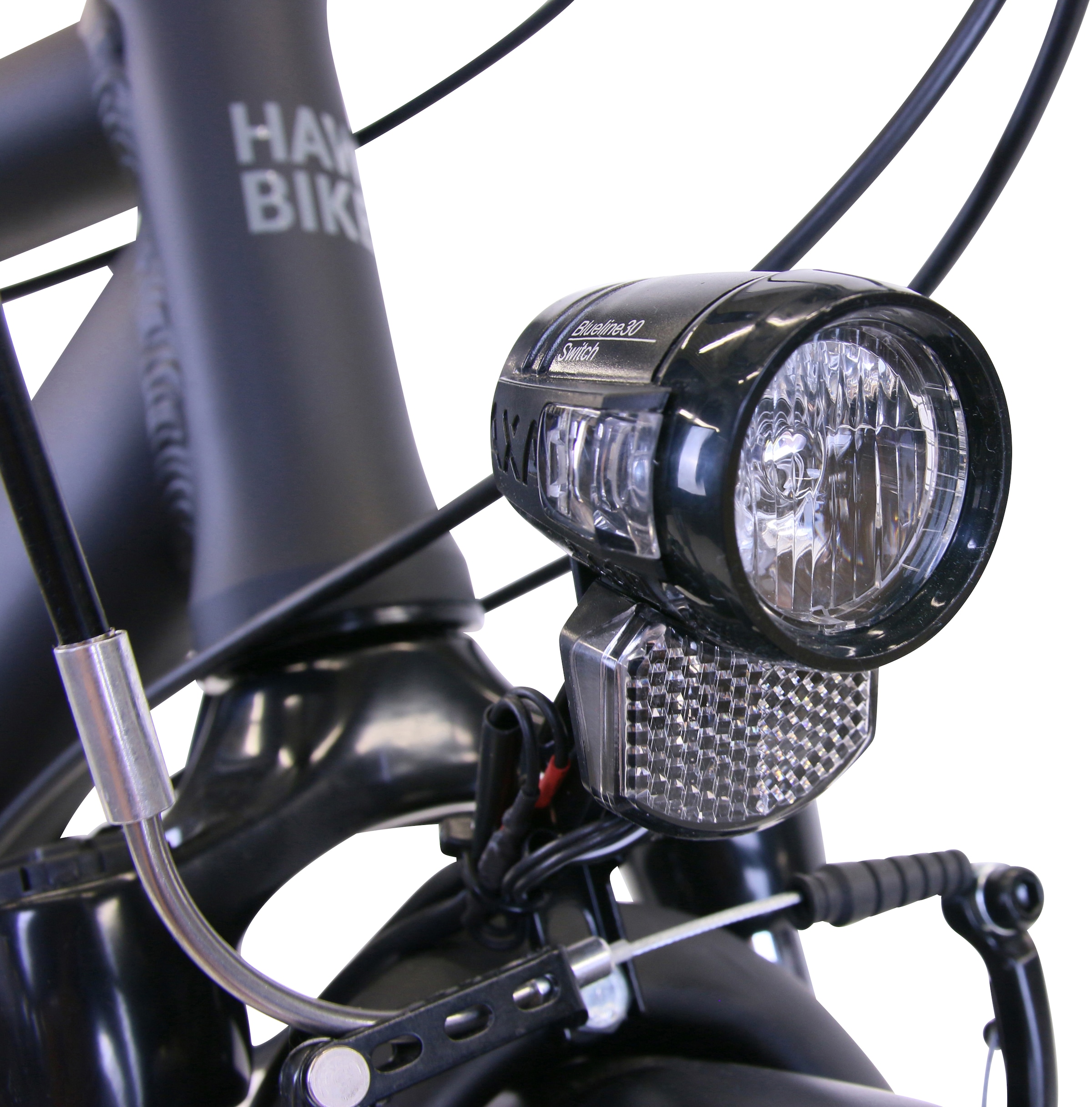 HAWK Bikes Trekkingrad »HAWK Trekking Gent Premium Black«, 24 Gang, microSHIFT