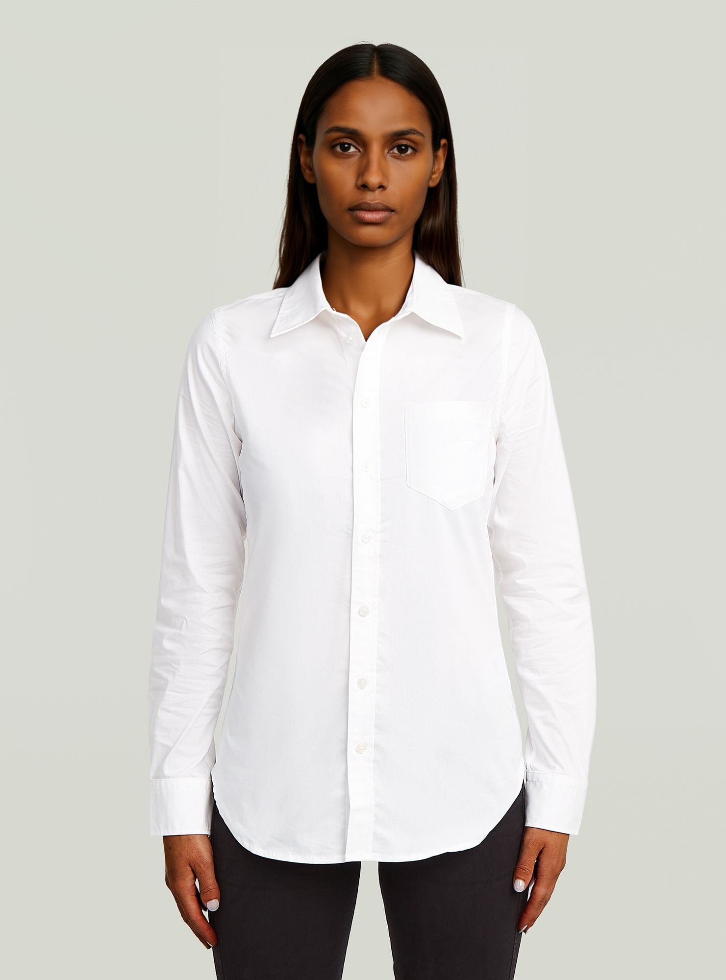 G-STAR Langarmshirt "Slim Poplin Long Sleeve Shirt" günstig online kaufen