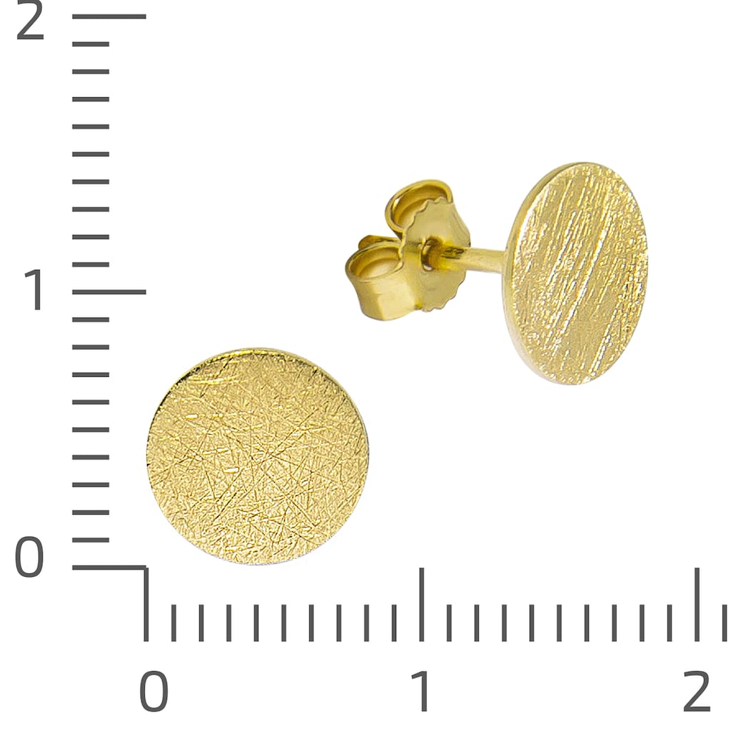 CELESTA Paar Ohrstecker »375/- Gelbgold Coin«
