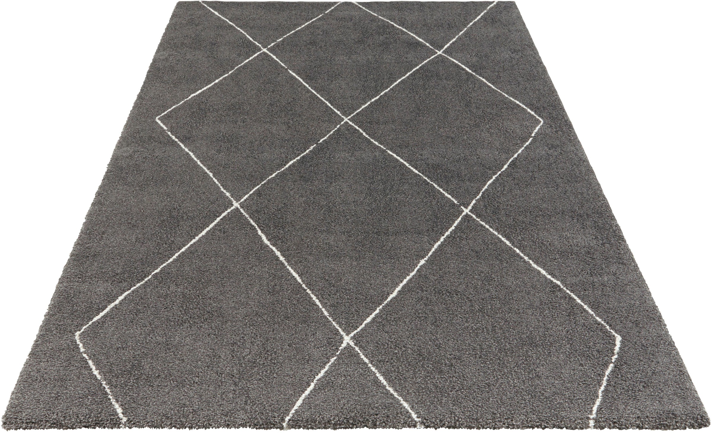 ELLE DECORATION Teppich "Massy" rechteckig 14 mm Höhe Kurzflor, Teppich, Mo günstig online kaufen