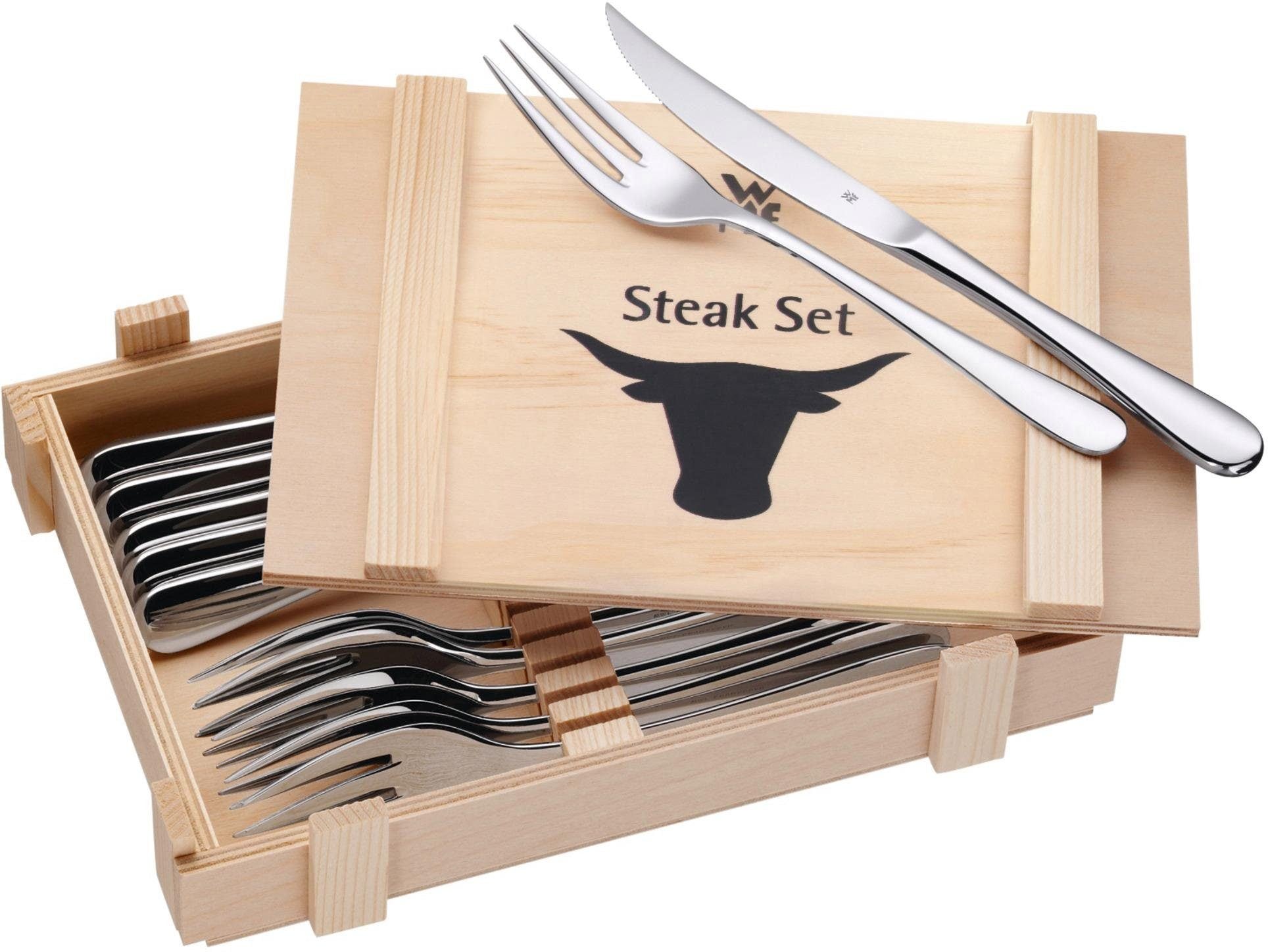 WMF Steakbesteck (Set 12 tlg.) Cromargan® ...