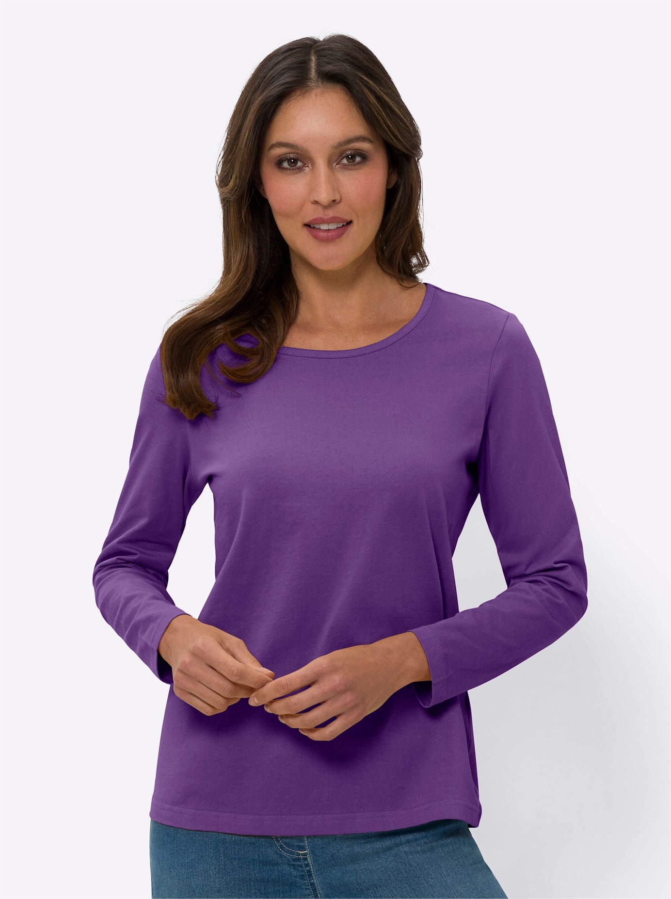 Classic Basics Langarmshirt "Langarm-Shirt", 1 Stk. günstig online kaufen