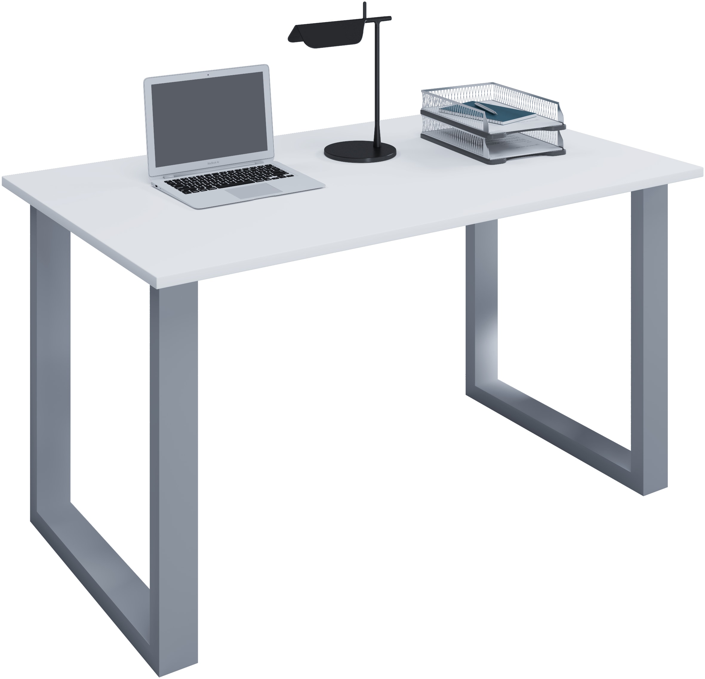 VCM Schreibtisch "Schreibtisch Bürotisch Computertisch 140x80 Lona U" 1 Stk. tlg.