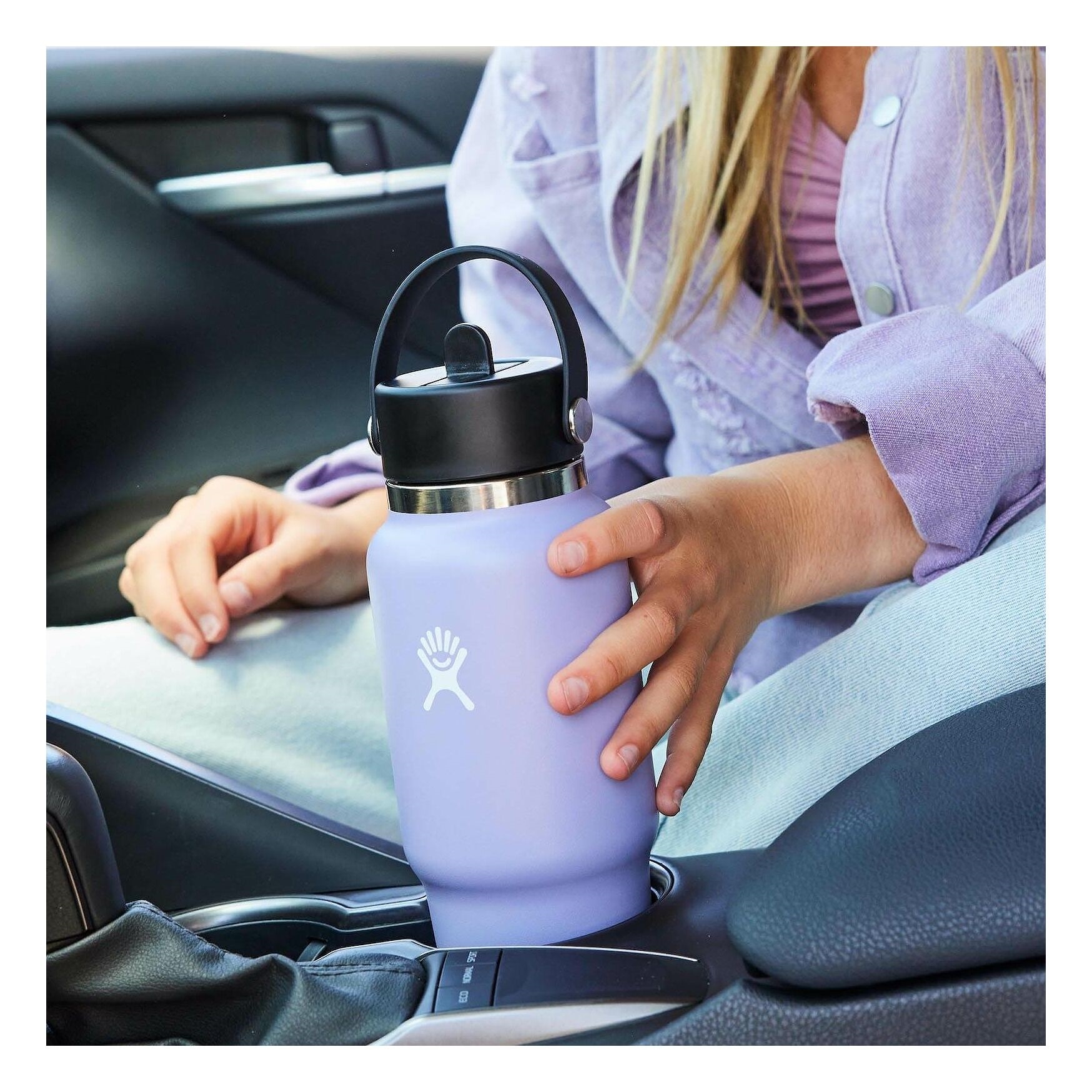 Hydro Flask Isolierflasche »32 oz Travel Wide Flex Straw Cap«, Color Last™-Pulverbeschichtung, 946 ml