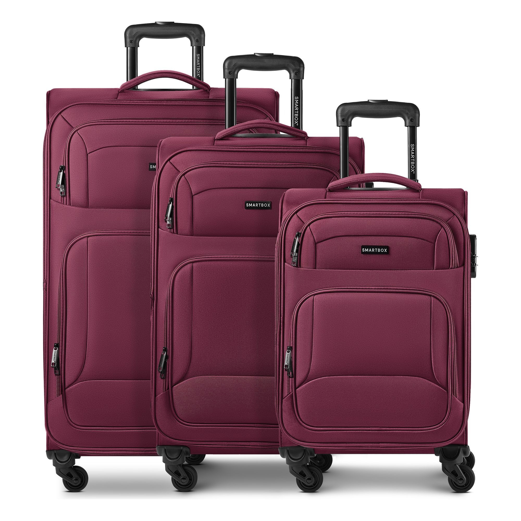 Smartbox Kofferset "Edition 04 4 Rollen Kofferset 3-teilig mit Dehnfalte"