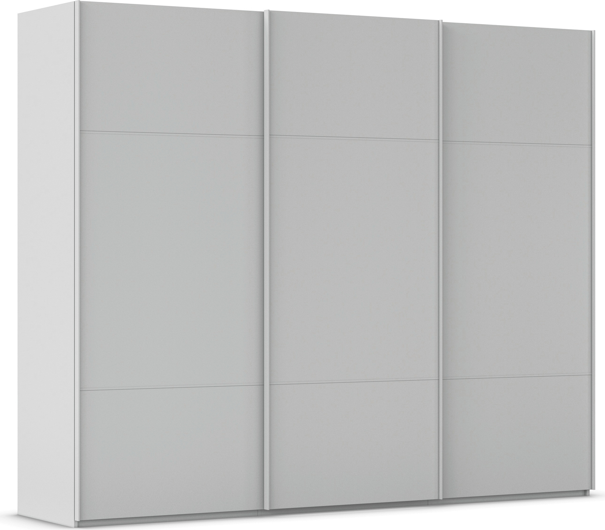 rauch 1100000002199 "Kleiderschrank Schrank Garderobe Schlafzimmerschrank SCALE-TRIO" edle dreigeteilte Front, 2 Zierleisten in Griff-Farbe MADE IN GERMANY