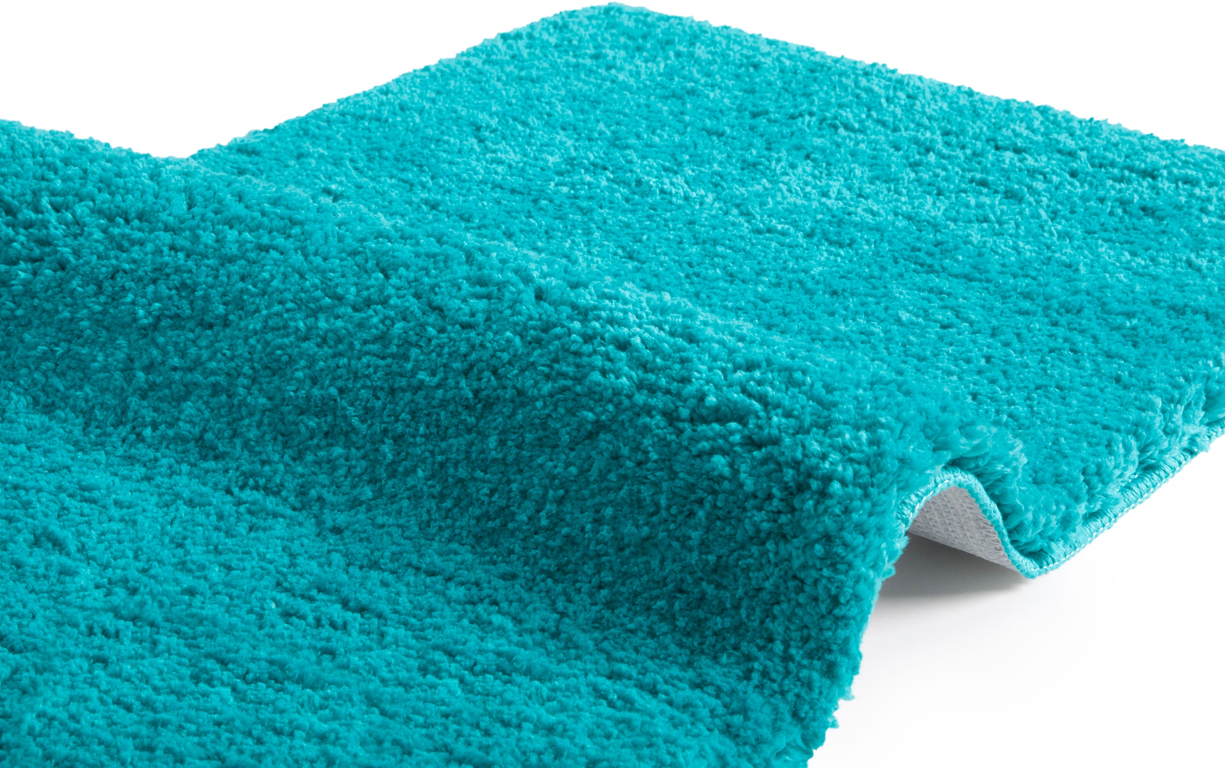 my home Badematte »Sanremo, Badvorleger, Badezimmer Teppich, sehr weich«, rutschhemmend beschichtet, fußbodenheizungsgeeignet-schnell trocknend, Badteppich, unifarben, rechteckig, rund & als 3-tlg. Set erhältlich