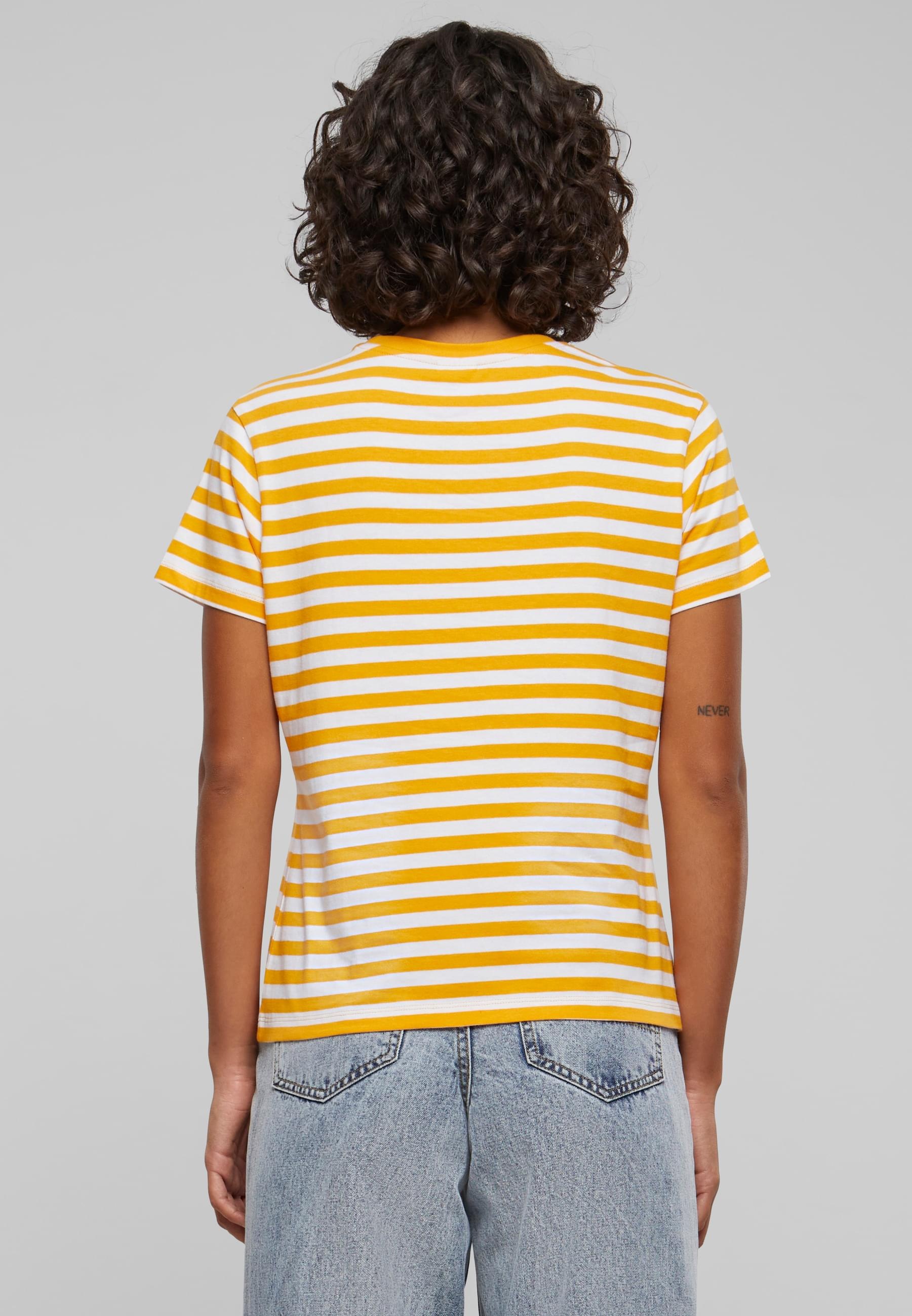 URBAN CLASSICS T-Shirt »Urban Classics Damen Ladies Regular Striped Tee«, (1 tlg.)