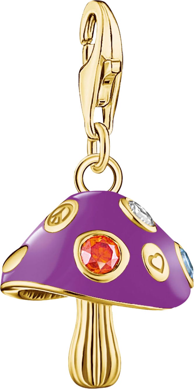 Thomas Sabo Charm Bunter Pilz Multicolor Silver 925
