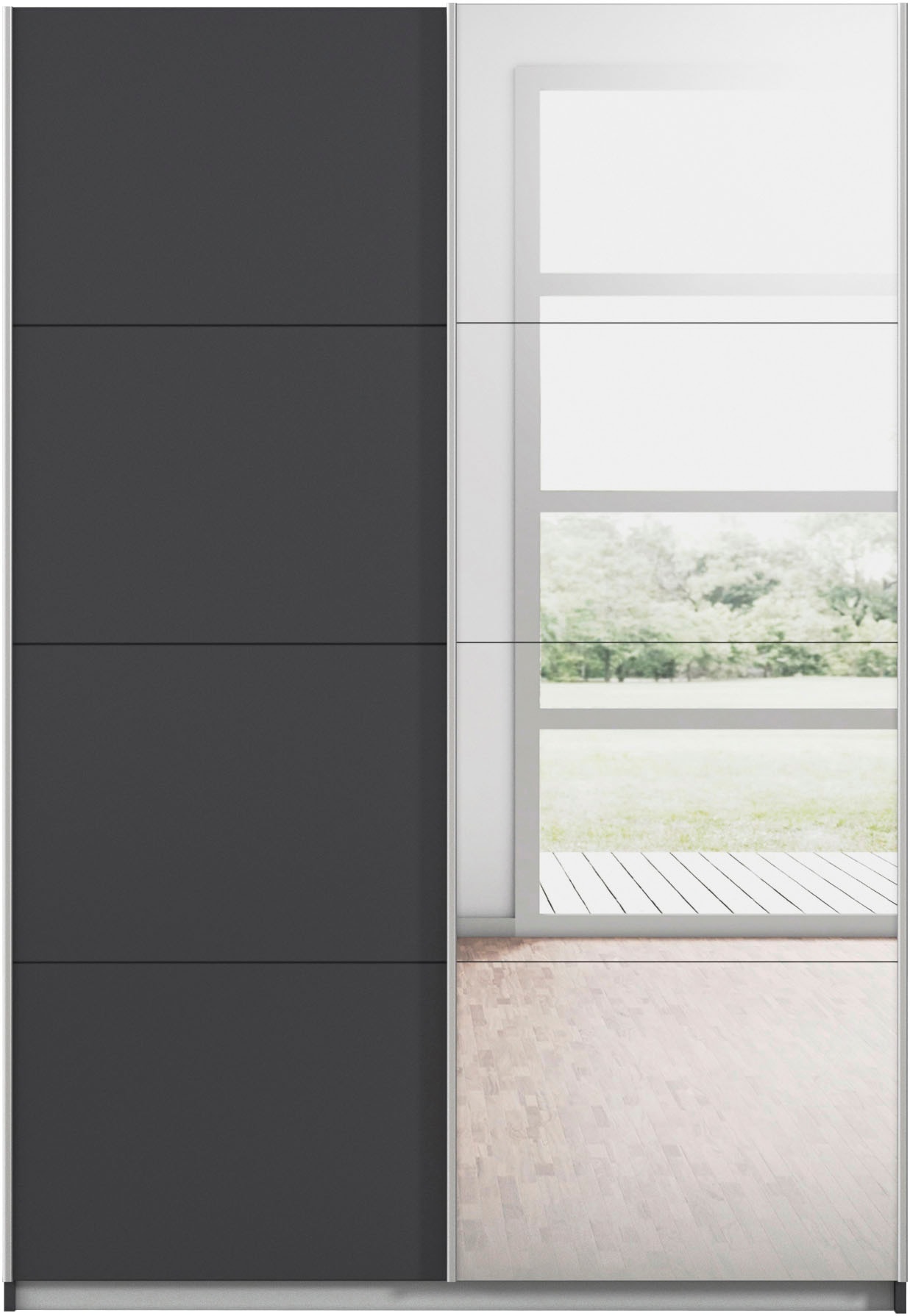 rauch Schwebetürenschrank »Kleiderschrank Schrank Kinderzimmer Topseller OTTOs CHOICE SUBITO« Dekor- & Spiegelelemente B 136 & 181 - Höhe 197 cm - MADE IN GERMANY