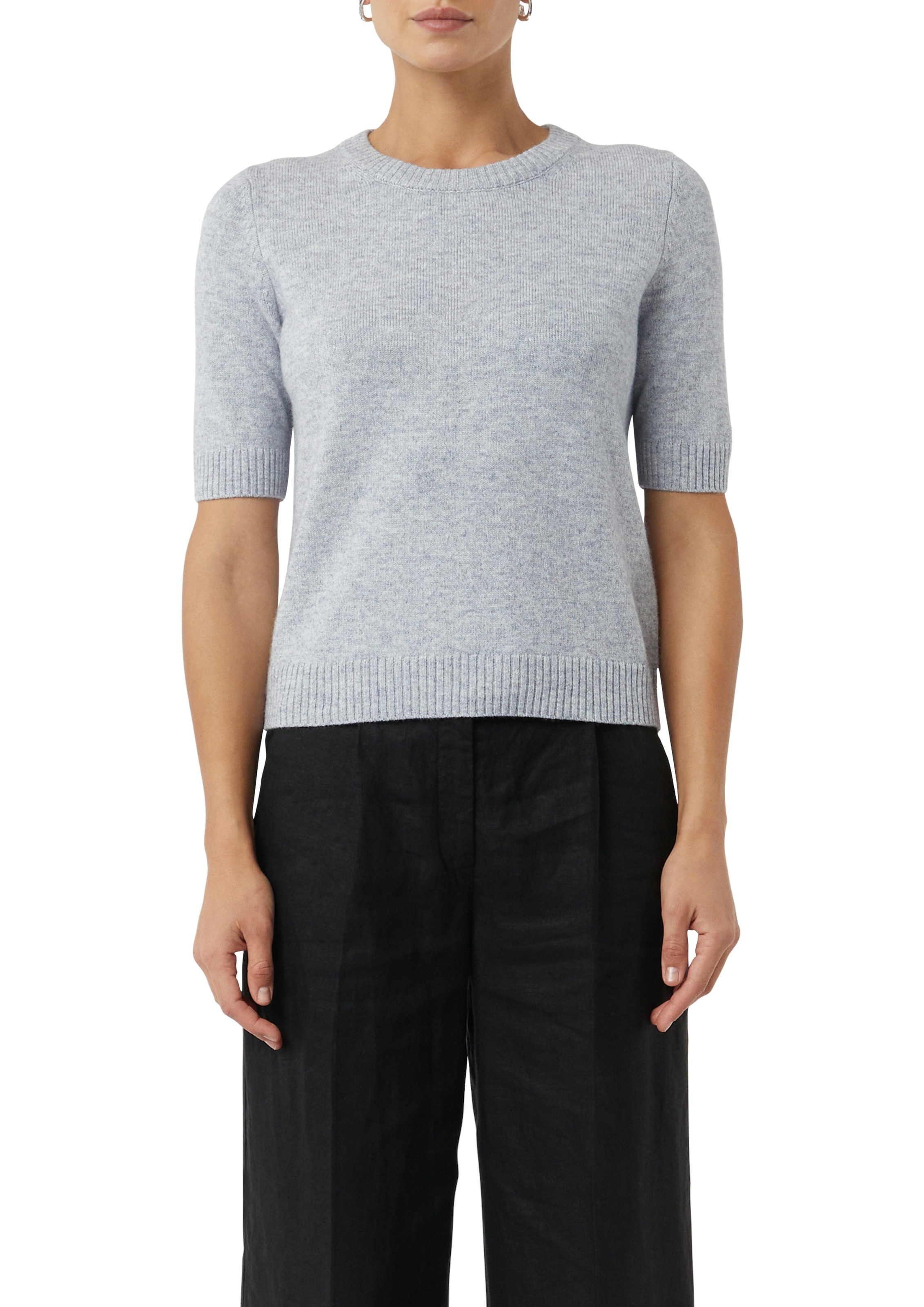 Comma Strickpullover, mit Rippbündchen günstig online kaufen