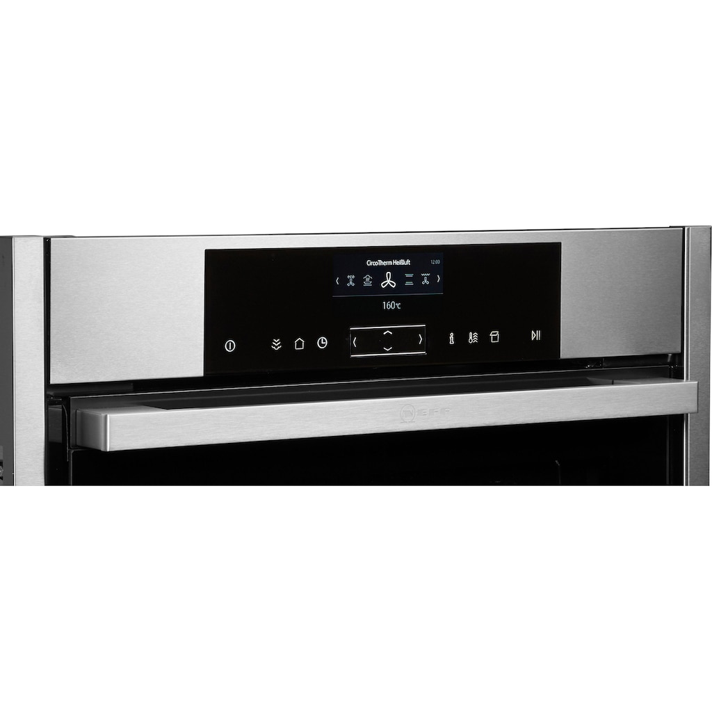 NEFF Dampfbackofen »B45FS24N0«, N 90, mit Vollauszug, easyClean, CircoTherm®, mit Slide&Hide®