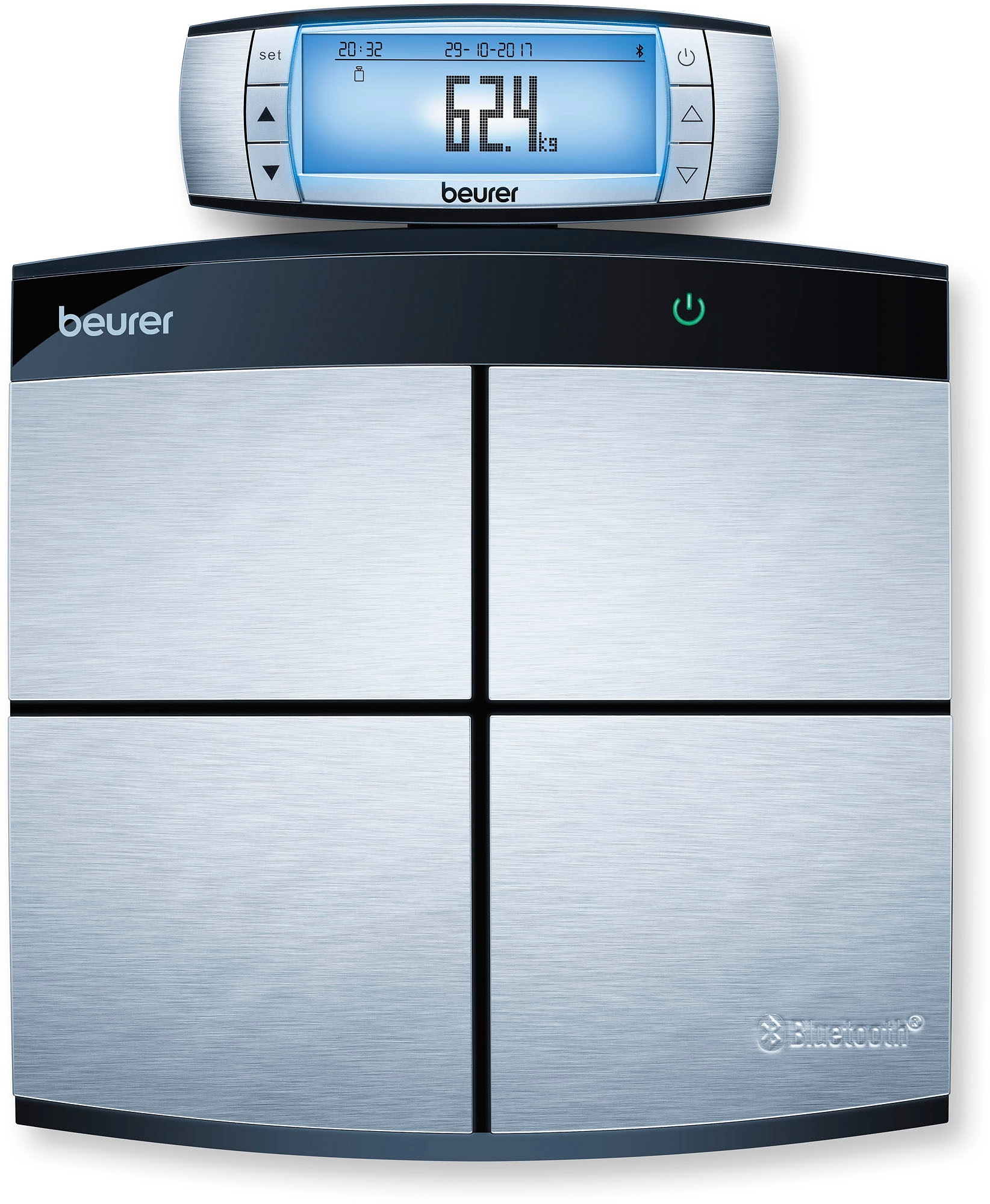 BEURER Körper-Analyse-Waage »BF 105 Body Complete«, Innovative Vernetzung zwischen PC, Smartphone und Waage