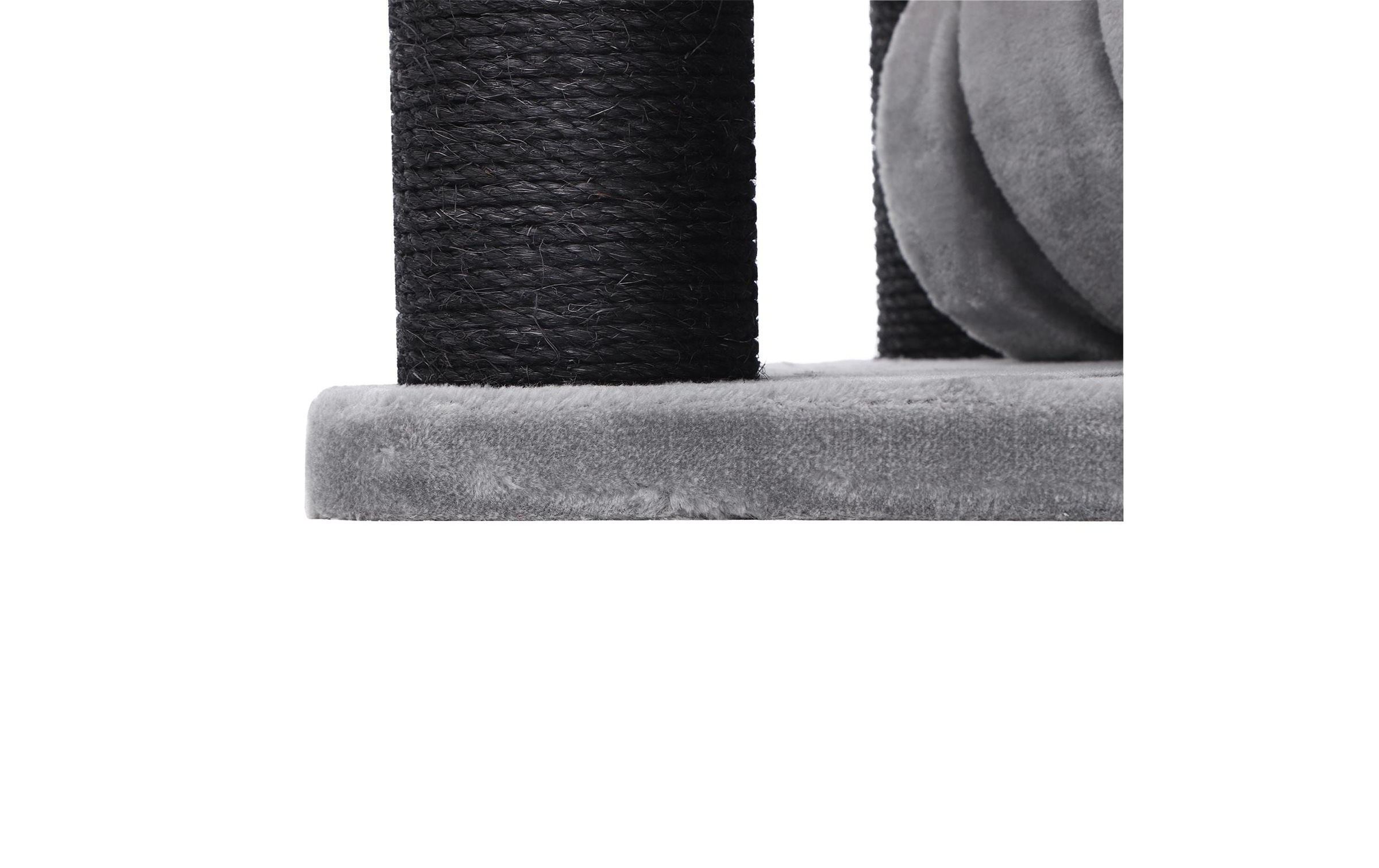 FEANDREA Kratzbaum »141 cm, Grau/Schwarz« 141 cm hoch