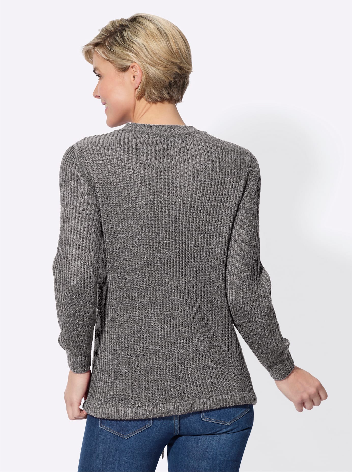 Classic Basics Rundhalspullover "Bouclé-Pullover" günstig online kaufen