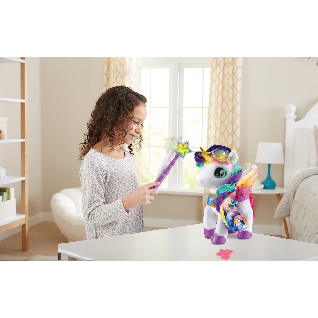 Vtech® Plüschfigur »KidiFriends, Styla, mein Blumenzauber-Einhorn«