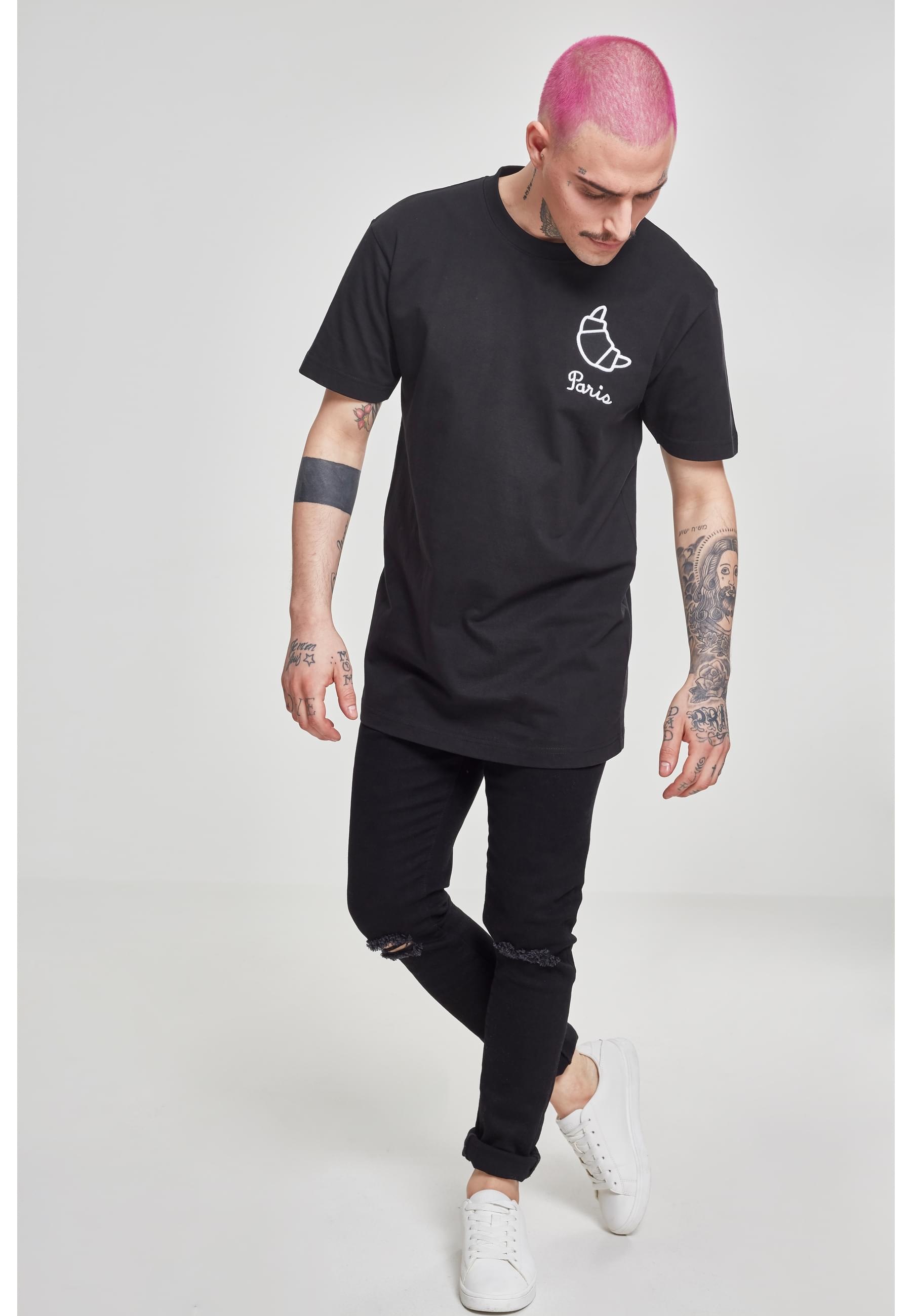 MisterTee T-Shirt »MisterTee Herren Paris Tee«, (1 tlg.)