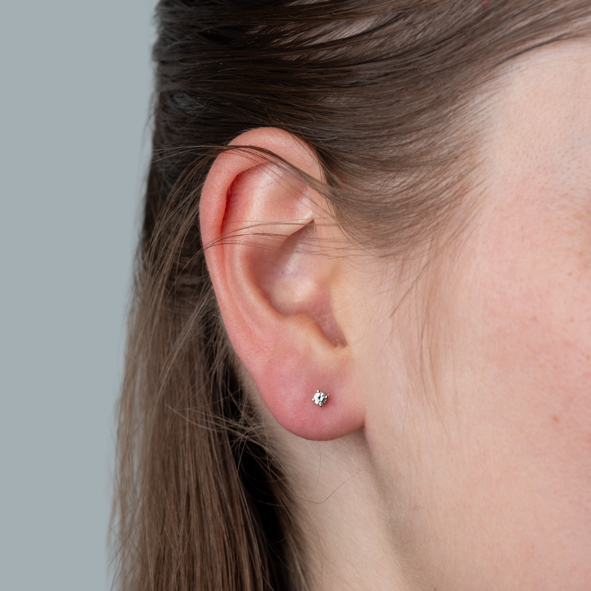 Orolino Paar Ohrstecker »585/- Gelbgold glanz 2 Brill. 0,10 ct. H/P2«