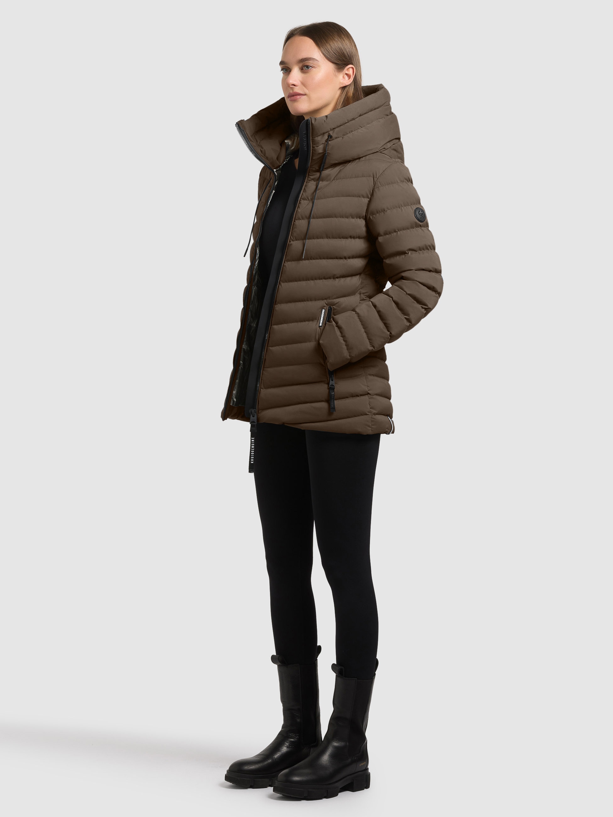 khujo Steppjacke »PACE2« mit Kapuze