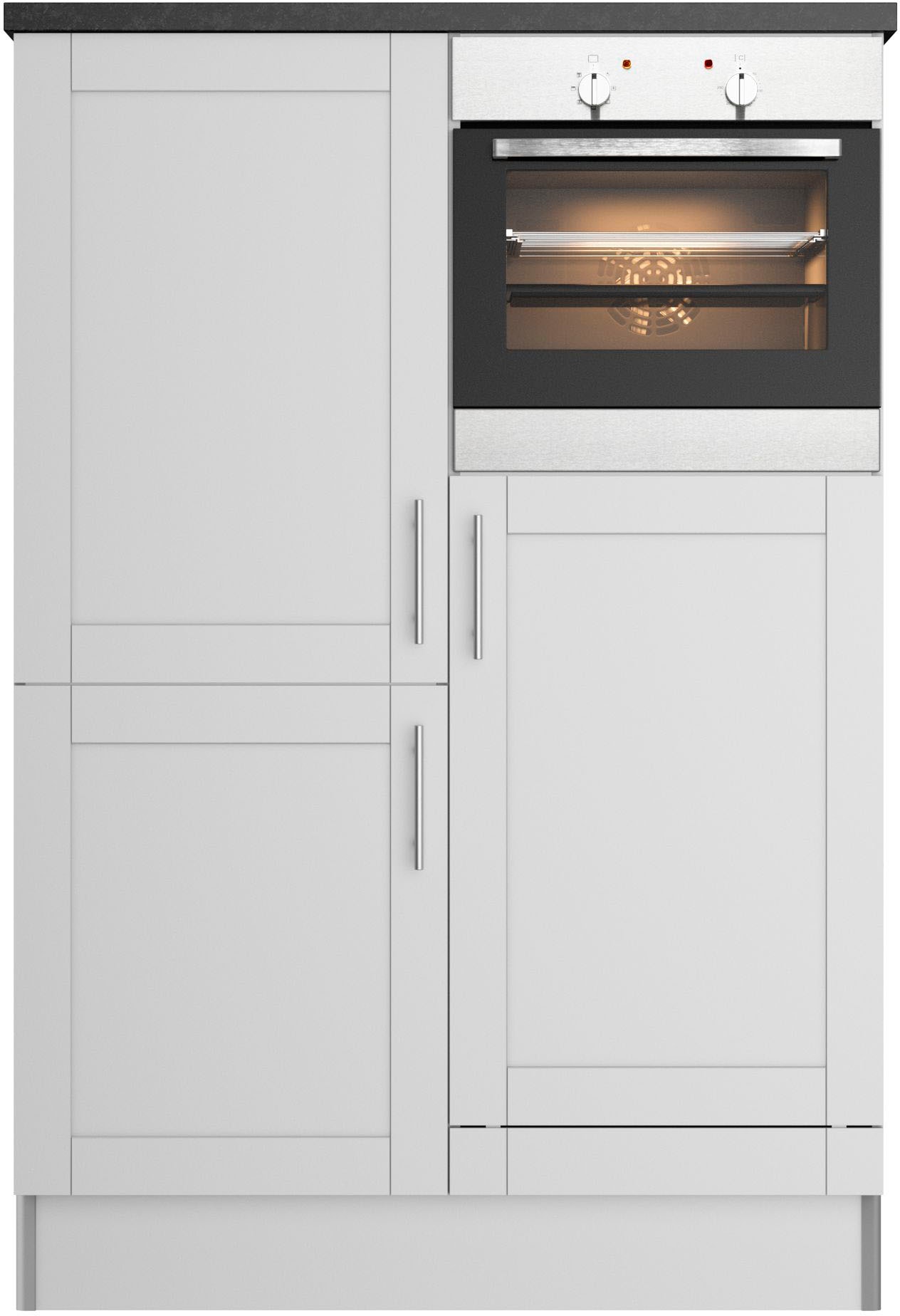 OPTIFIT Küche "Ahus", Breite 120 cm,wahlweise mit E-Geräten,Soft-Close-Funktion